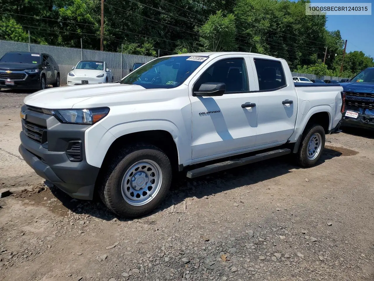2024 Chevrolet Colorado VIN: 1GCGSBEC8R1240315 Lot: 61737526