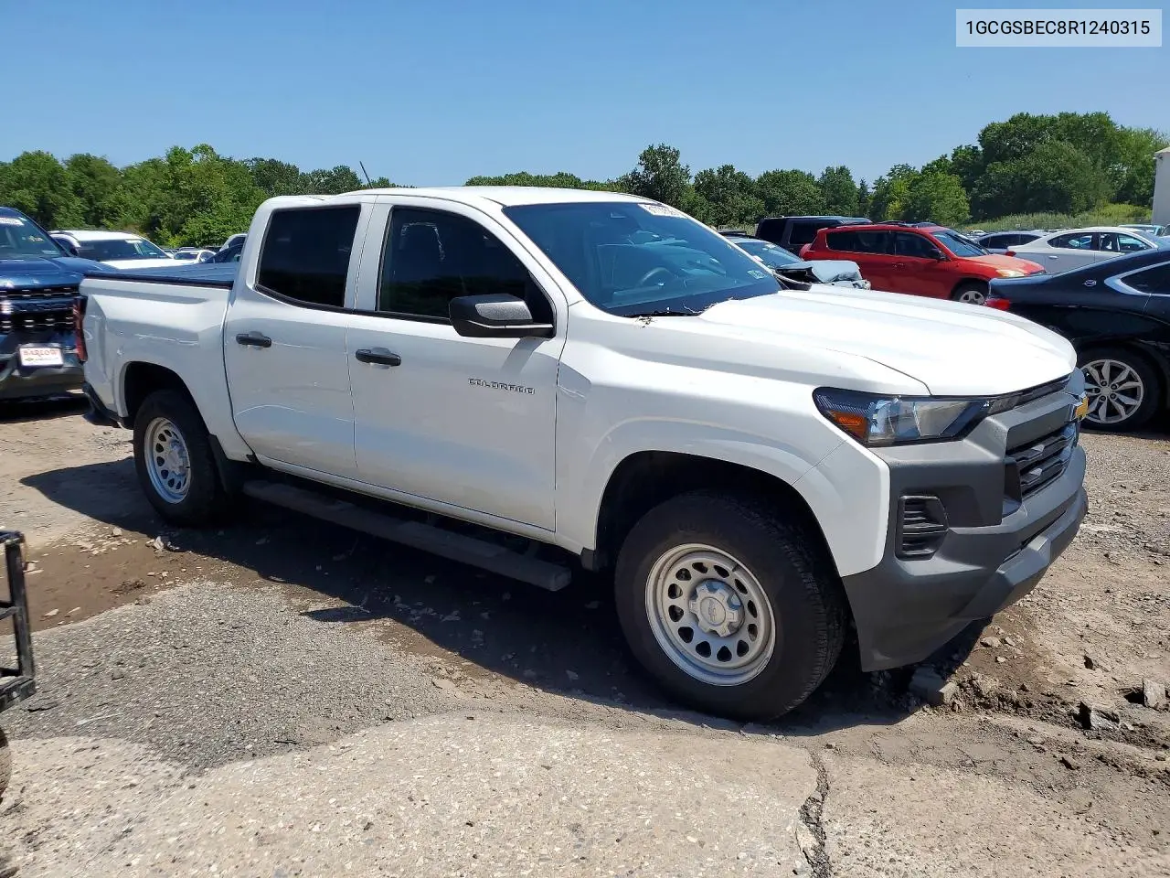 2024 Chevrolet Colorado VIN: 1GCGSBEC8R1240315 Lot: 61737526
