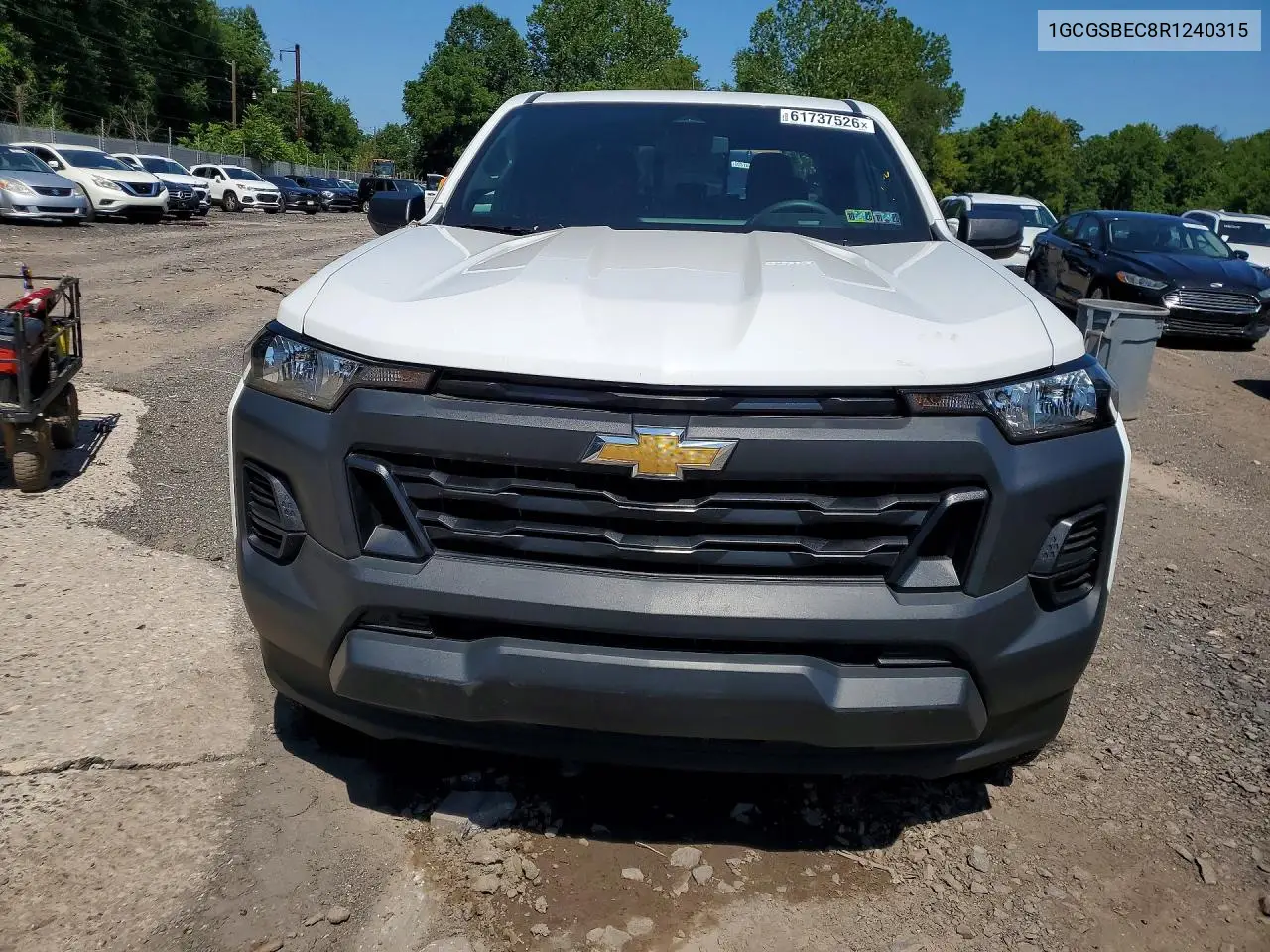 2024 Chevrolet Colorado VIN: 1GCGSBEC8R1240315 Lot: 61737526