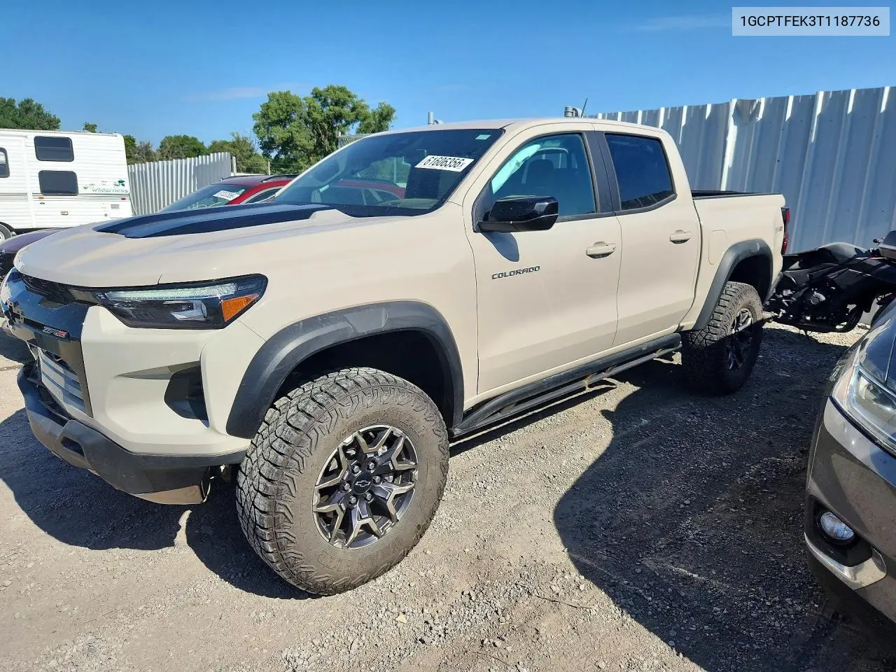 2026 Chevrolet Colorado Zr2 VIN: 1GCPTFEK3T1187736 Lot: 61606356