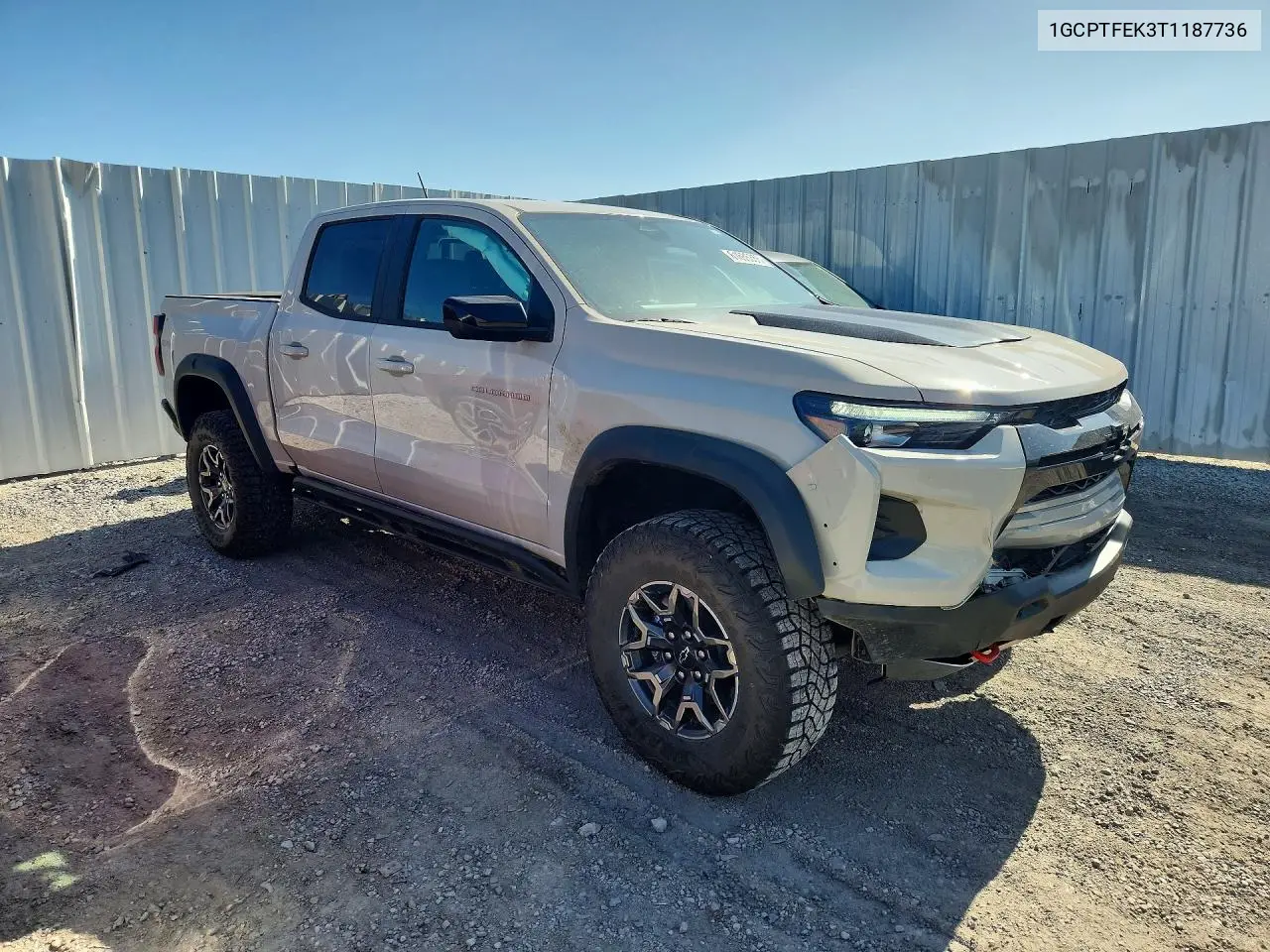 2026 Chevrolet Colorado Zr2 VIN: 1GCPTFEK3T1187736 Lot: 61606356