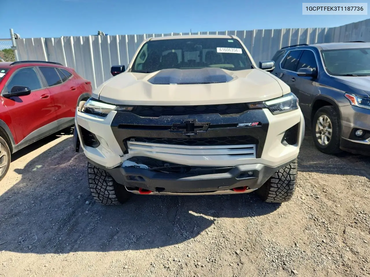 2026 Chevrolet Colorado Zr2 VIN: 1GCPTFEK3T1187736 Lot: 61606356