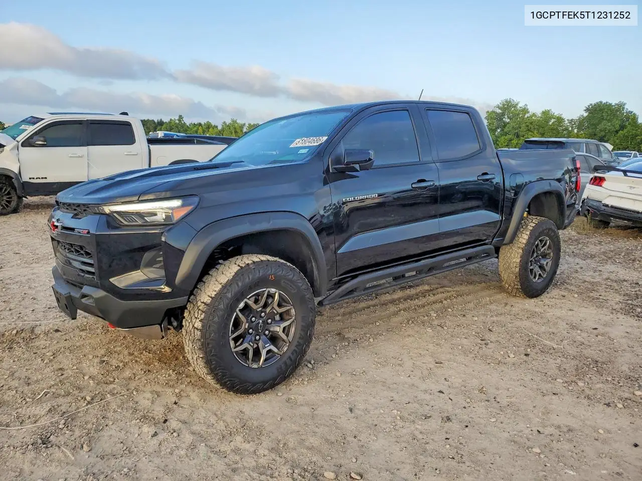 2026 Chevrolet Colorado Zr2 VIN: 1GCPTFEK5T1231252 Lot: 61804686