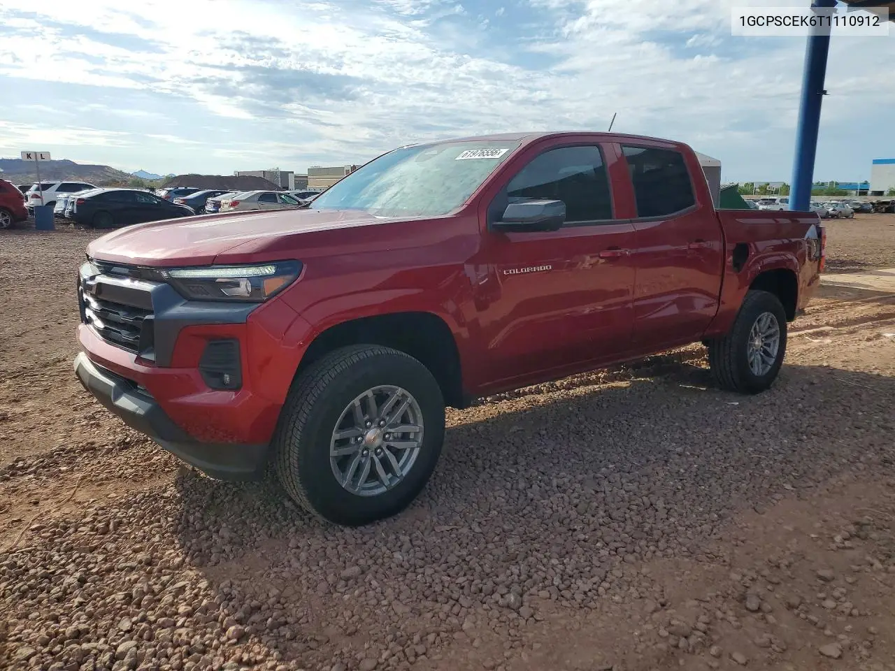 2026 Chevrolet Colorado Lt VIN: 1GCPSCEK6T1110912 Lot: 61976556
