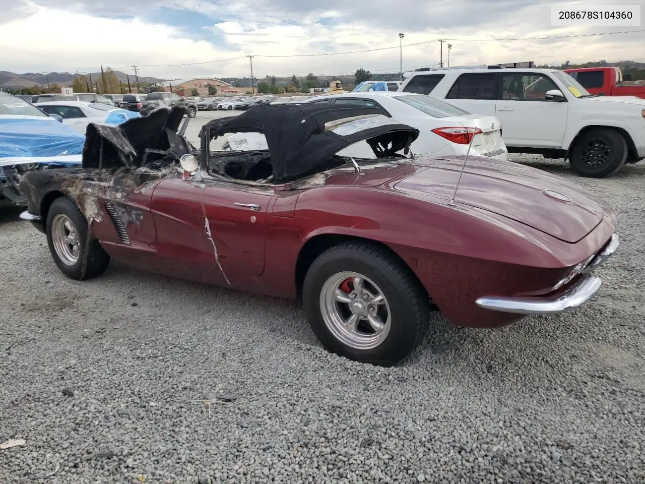 1962 Chevrolet Corvette VIN: 208678S104360 Lot: 92509285