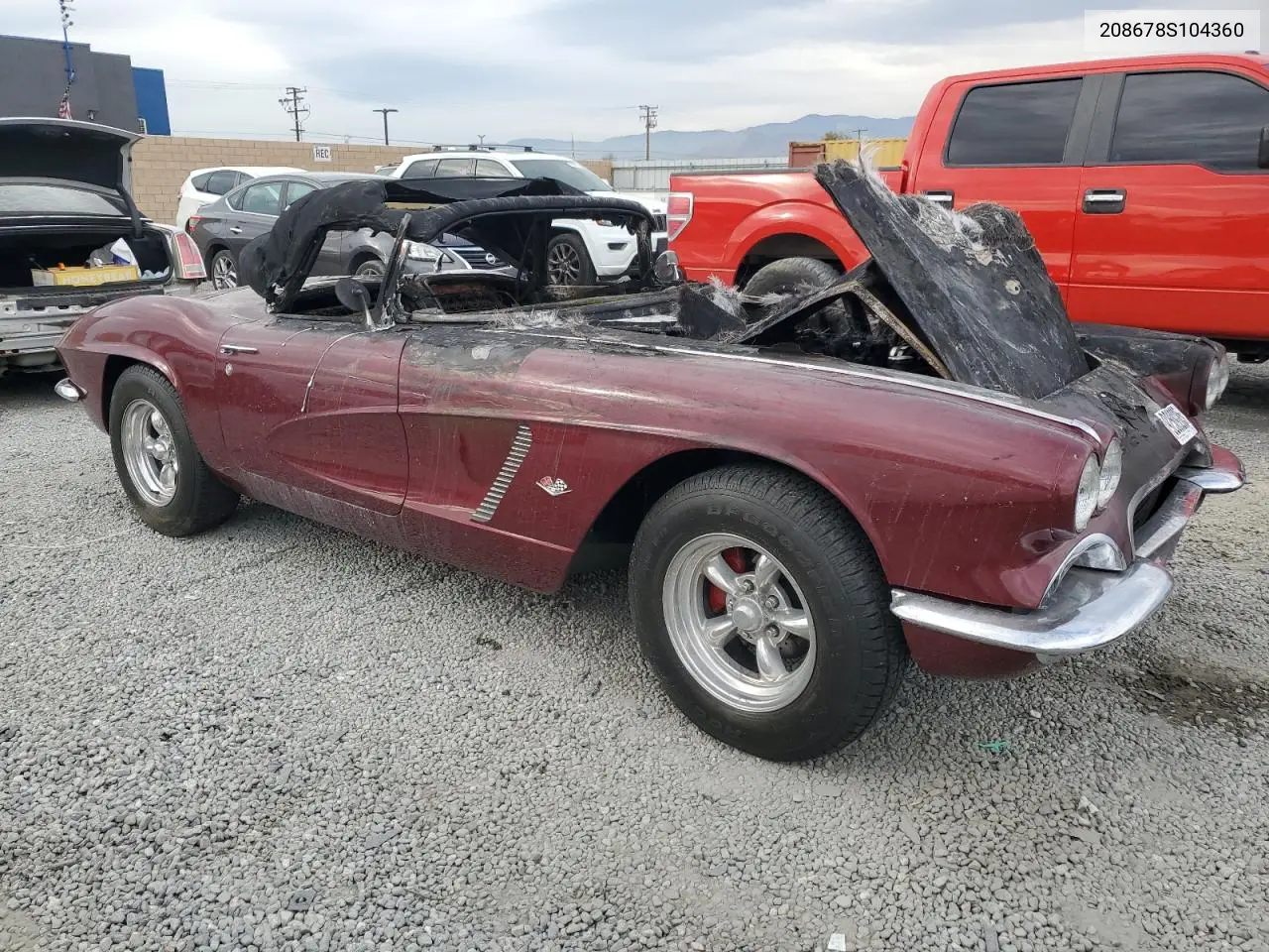 1962 Chevrolet Corvette VIN: 208678S104360 Lot: 92509285