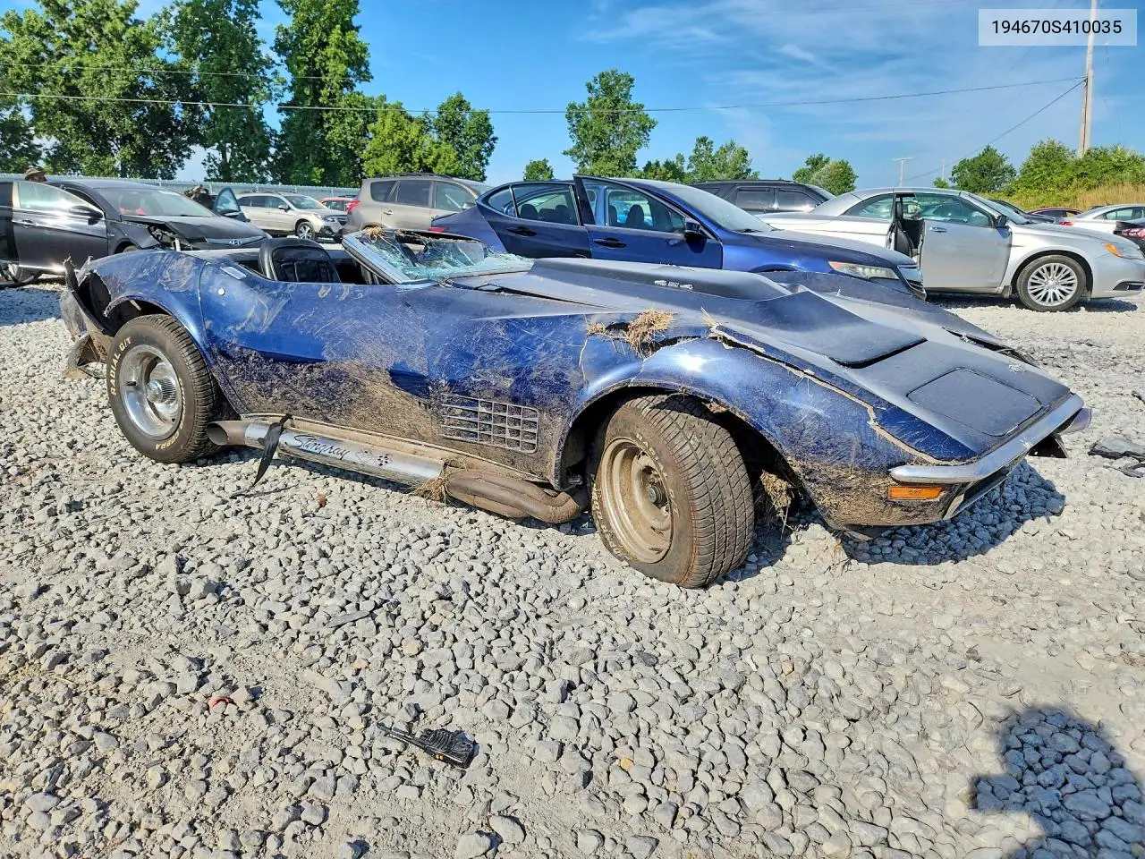 1970 Chevrolet Corvette VIN: 194670S410035 Lot: 60442086