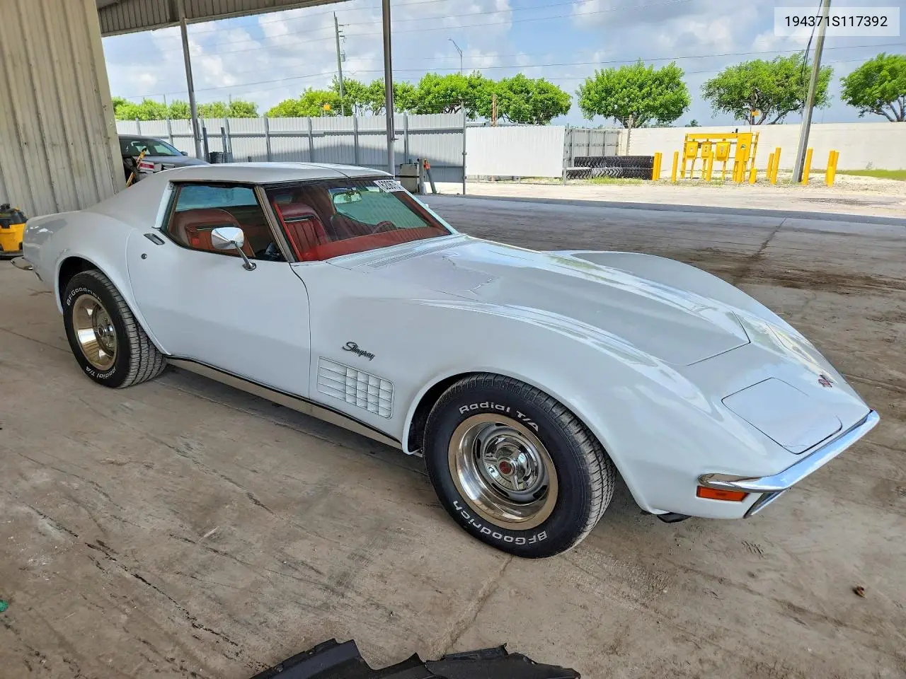 1971 Chevrolet Corvette VIN: 194371S117392 Lot: 62067566