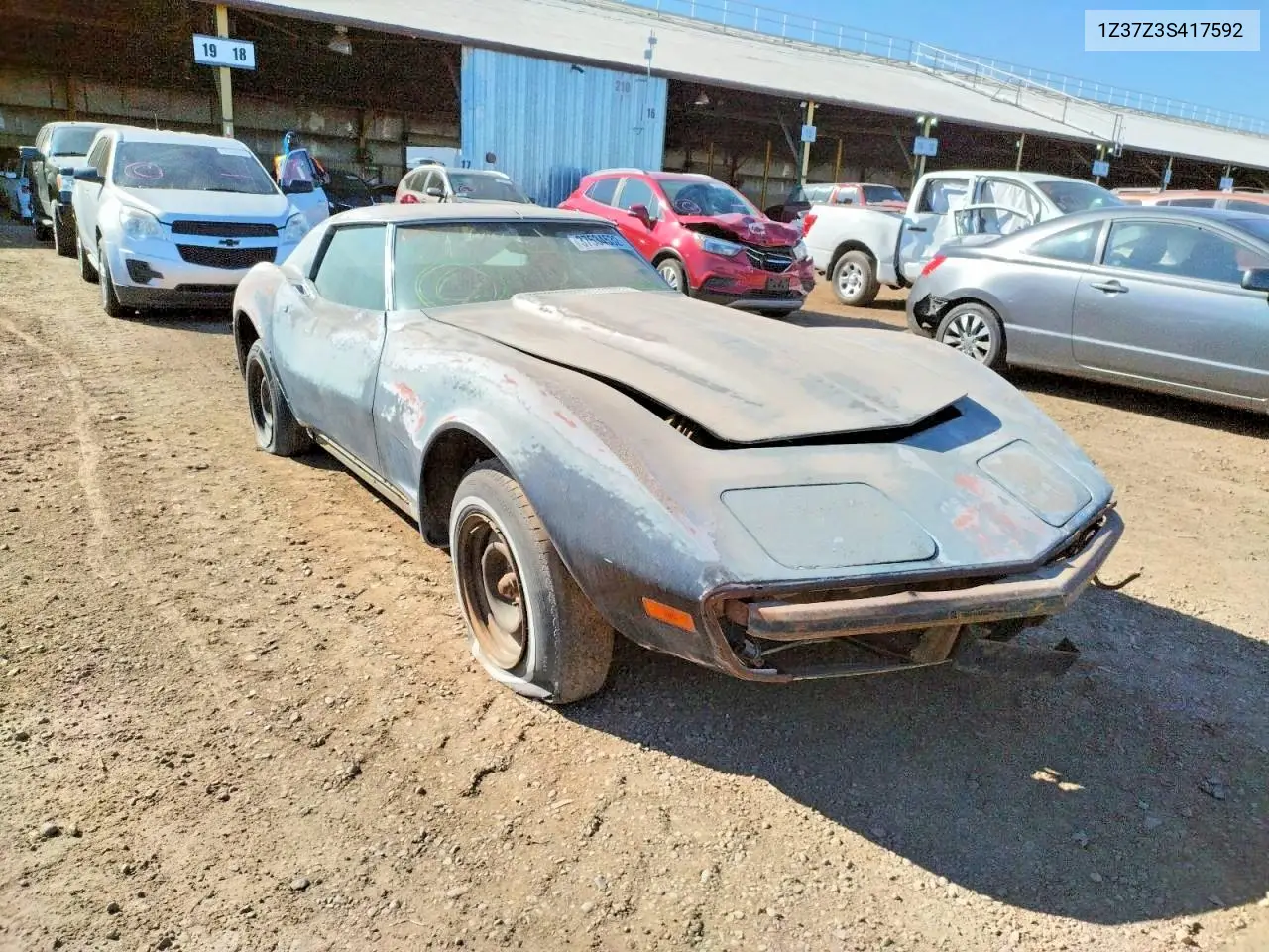 1973 Chevrolet Corvette VIN: 1Z37Z3S417592 Lot: 59627816