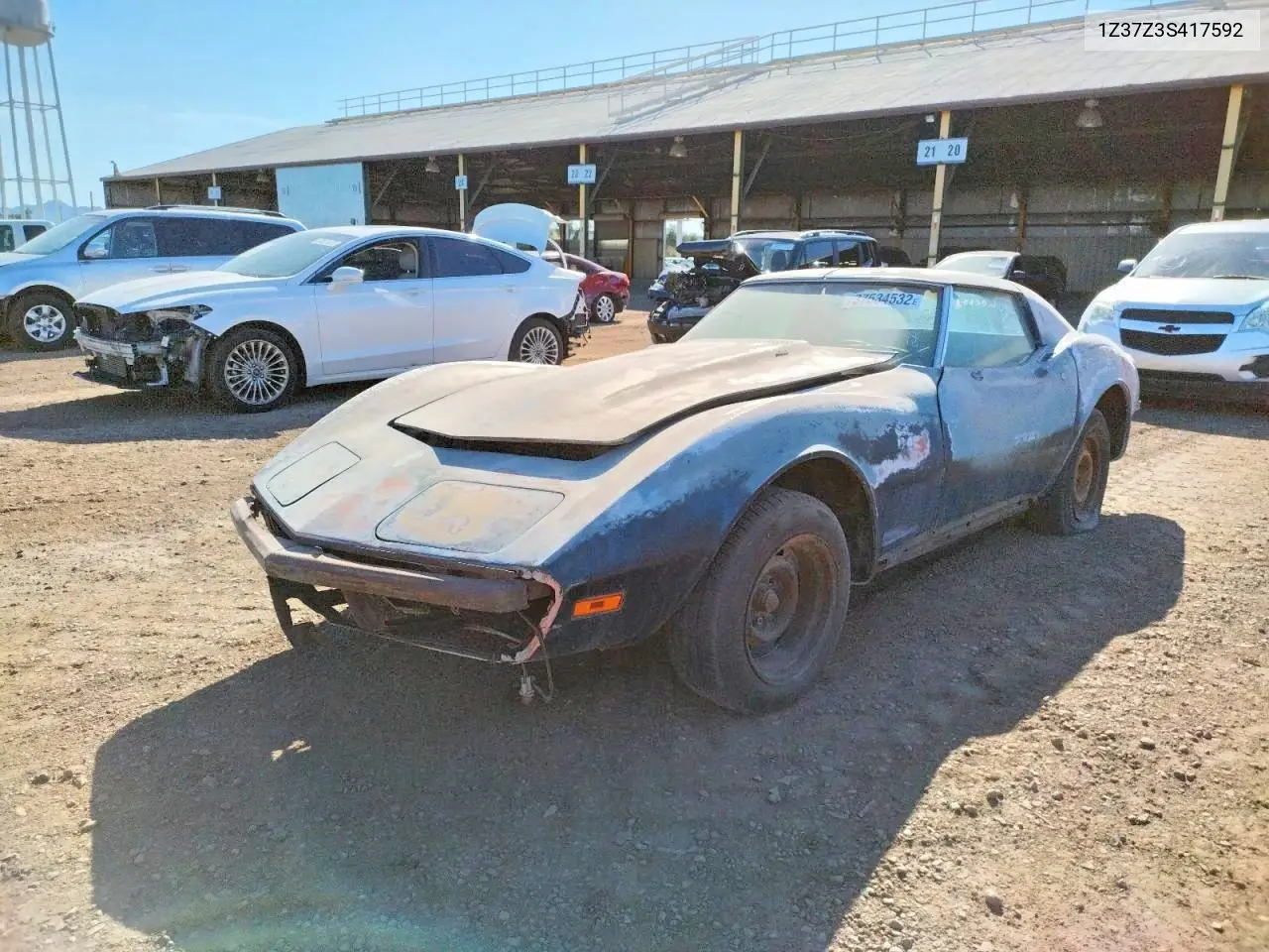 1973 Chevrolet Corvette VIN: 1Z37Z3S417592 Lot: 59627816