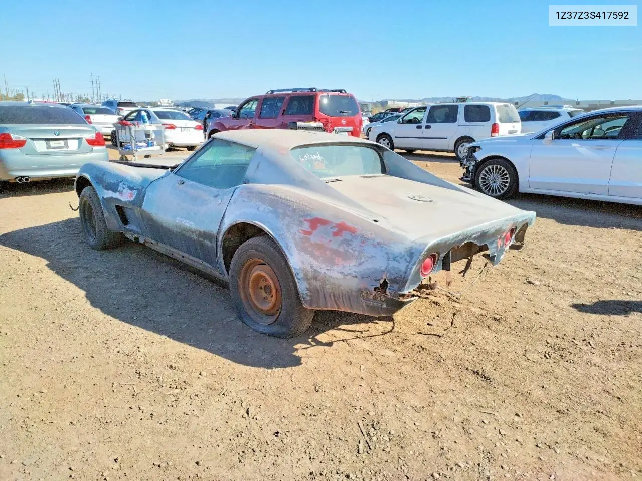 1973 Chevrolet Corvette VIN: 1Z37Z3S417592 Lot: 59627816