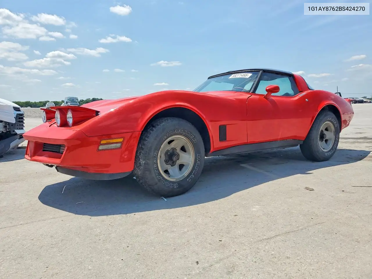 1981 Chevrolet Corvette VIN: 1G1AY8762BS424270 Lot: 58271466