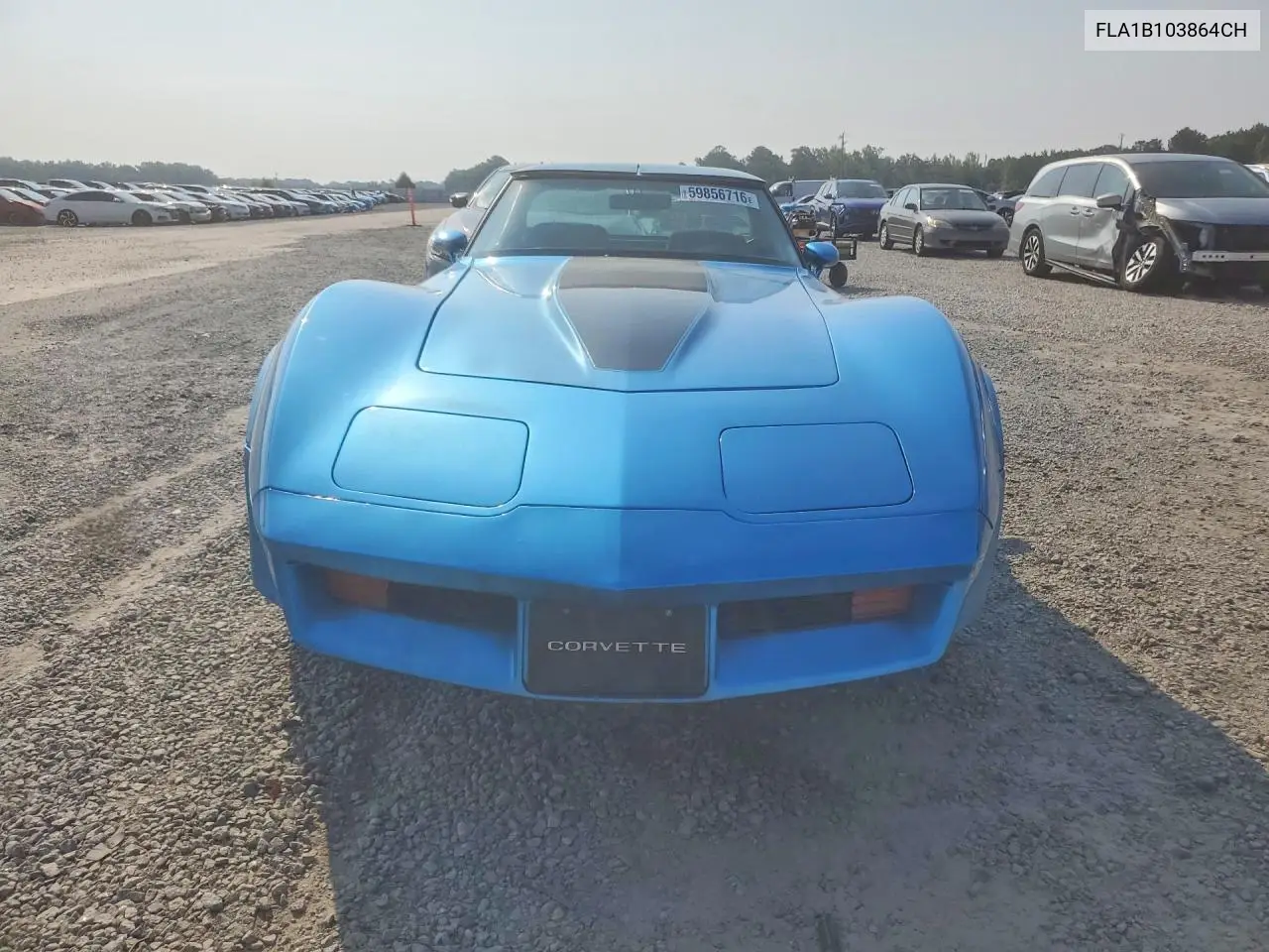 1981 Chevrolet Corvette VIN: FLA1B103864CH Lot: 59856716