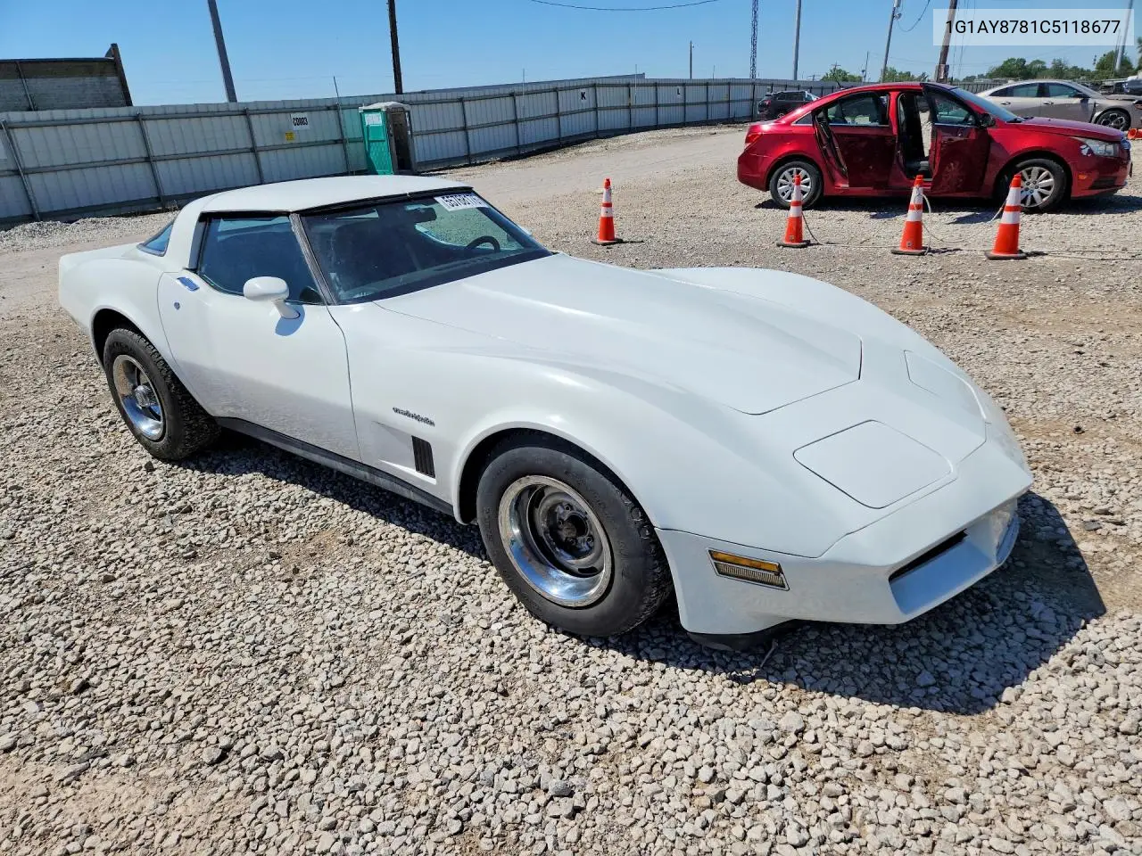 1982 Chevrolet Corvette VIN: 1G1AY8781C5118677 Lot: 55768176