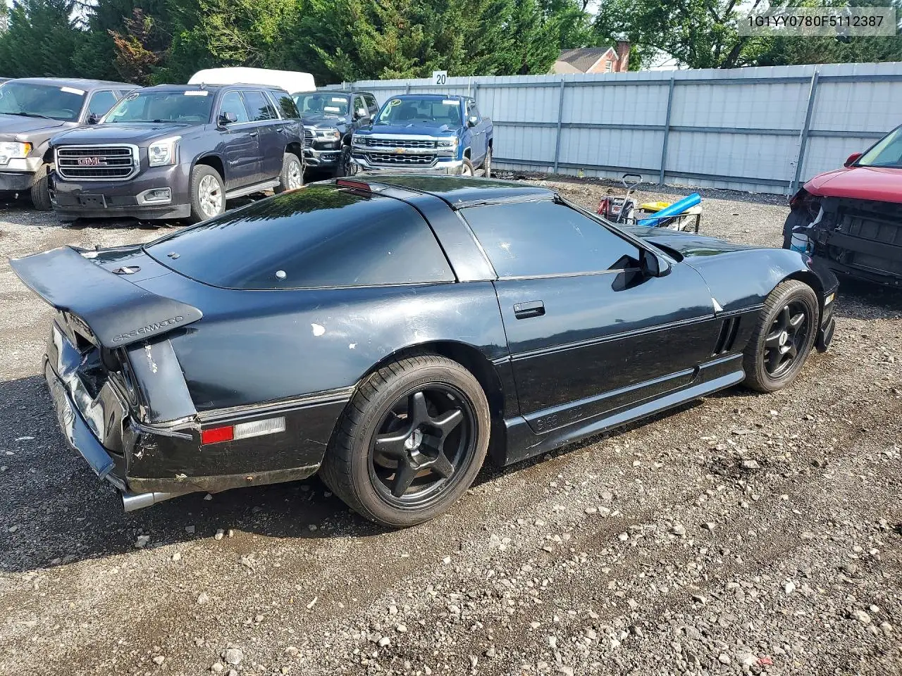 1985 Chevrolet Corvette VIN: 1G1YY0780F5112387 Lot: 56944356