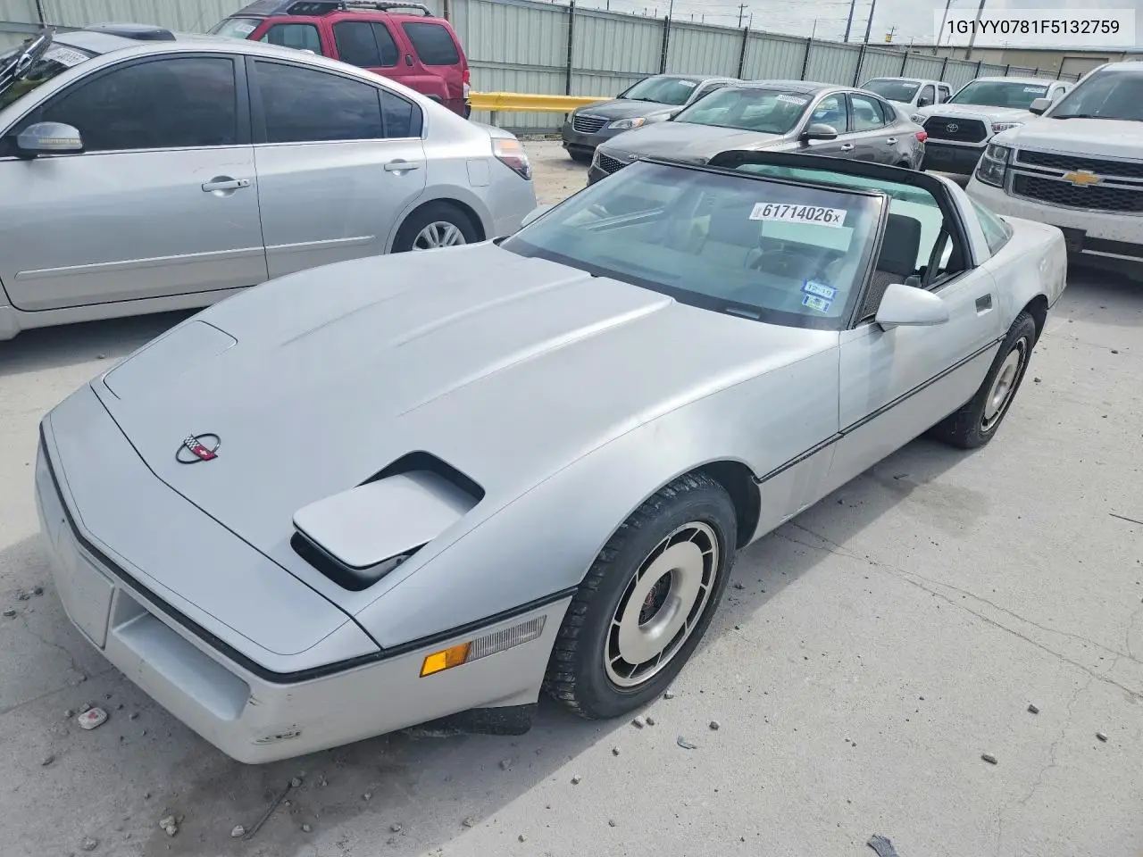 1985 Chevrolet Corvette VIN: 1G1YY0781F5132759 Lot: 61714026