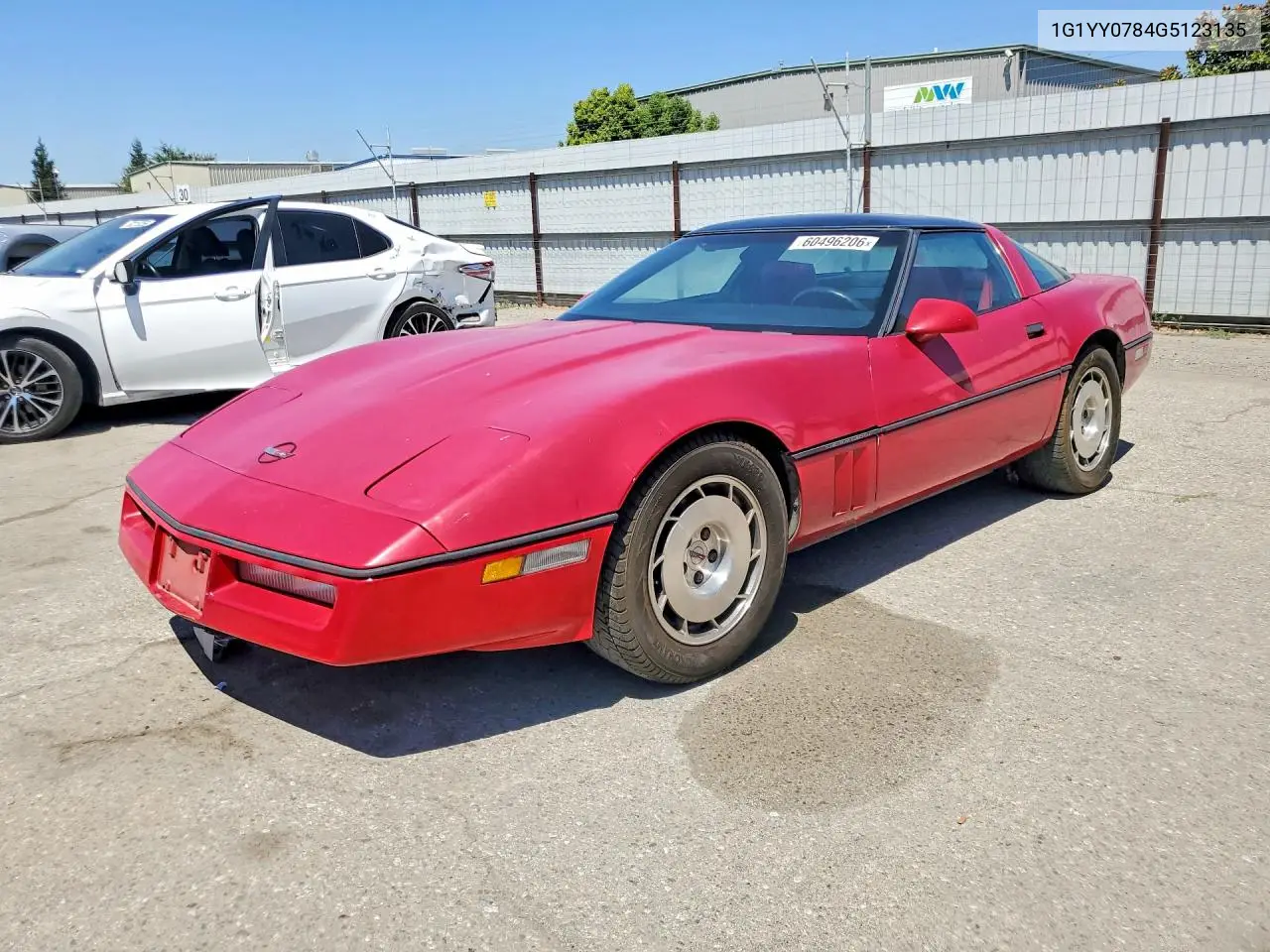 1986 Chevrolet Corvette VIN: 1G1YY0784G5123135 Lot: 60496206