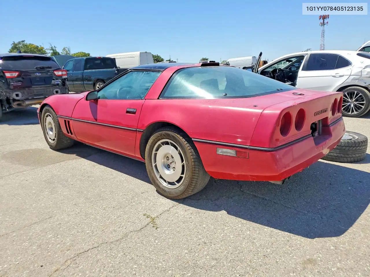 1986 Chevrolet Corvette VIN: 1G1YY0784G5123135 Lot: 60496206