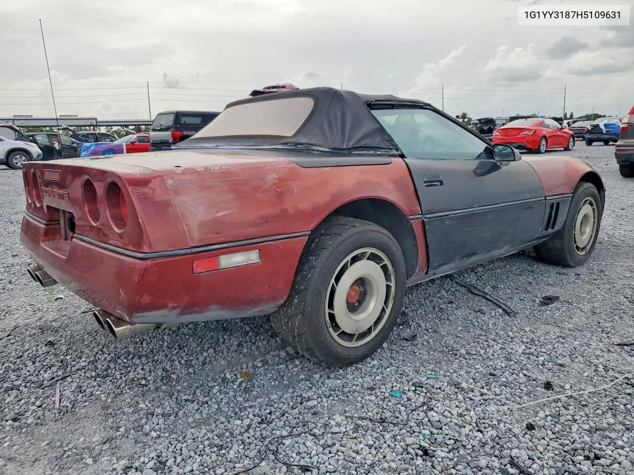 1987 Chevrolet Corvette VIN: 1G1YY3187H5109631 Lot: 61078786