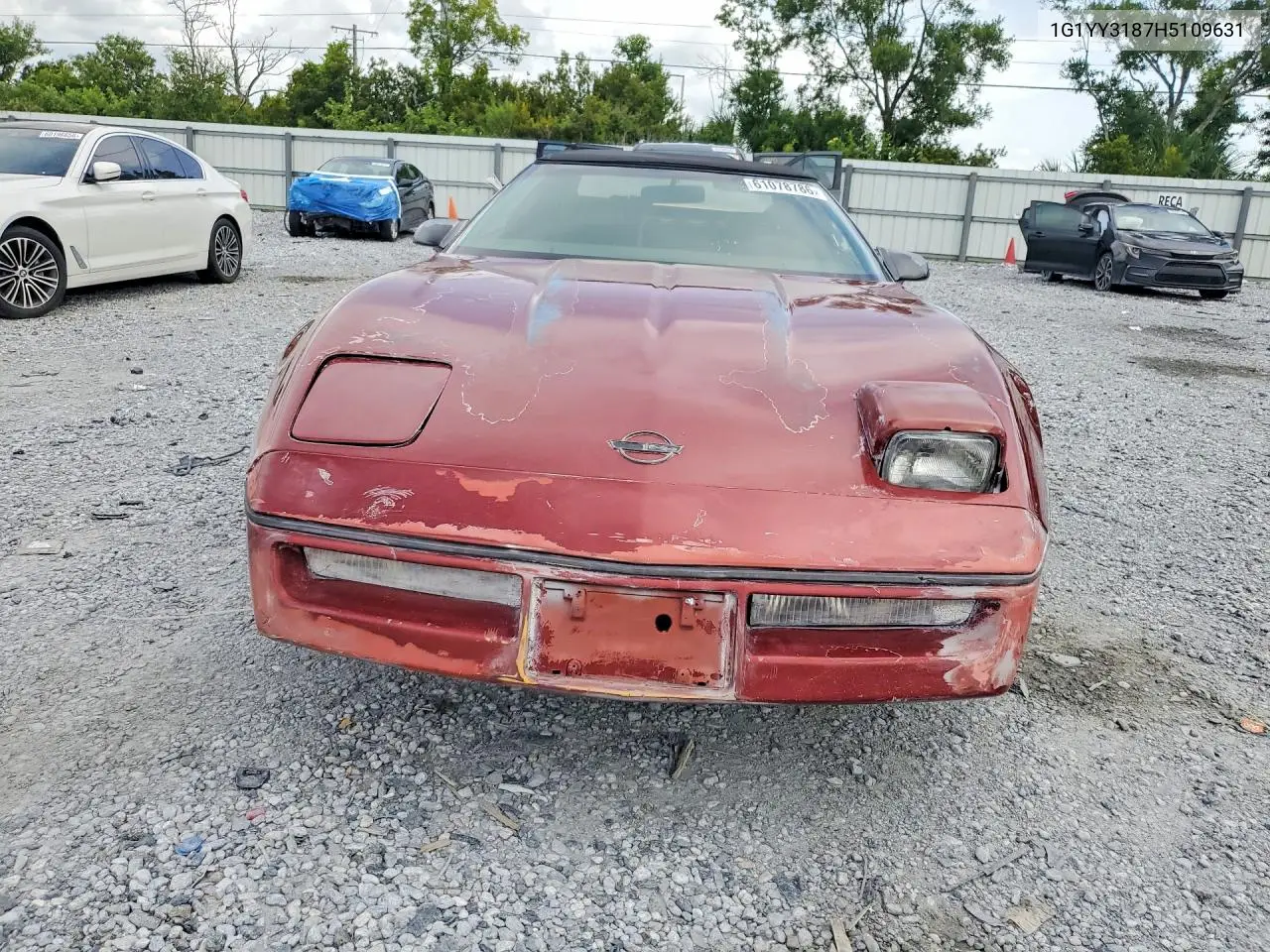 1987 Chevrolet Corvette VIN: 1G1YY3187H5109631 Lot: 61078786