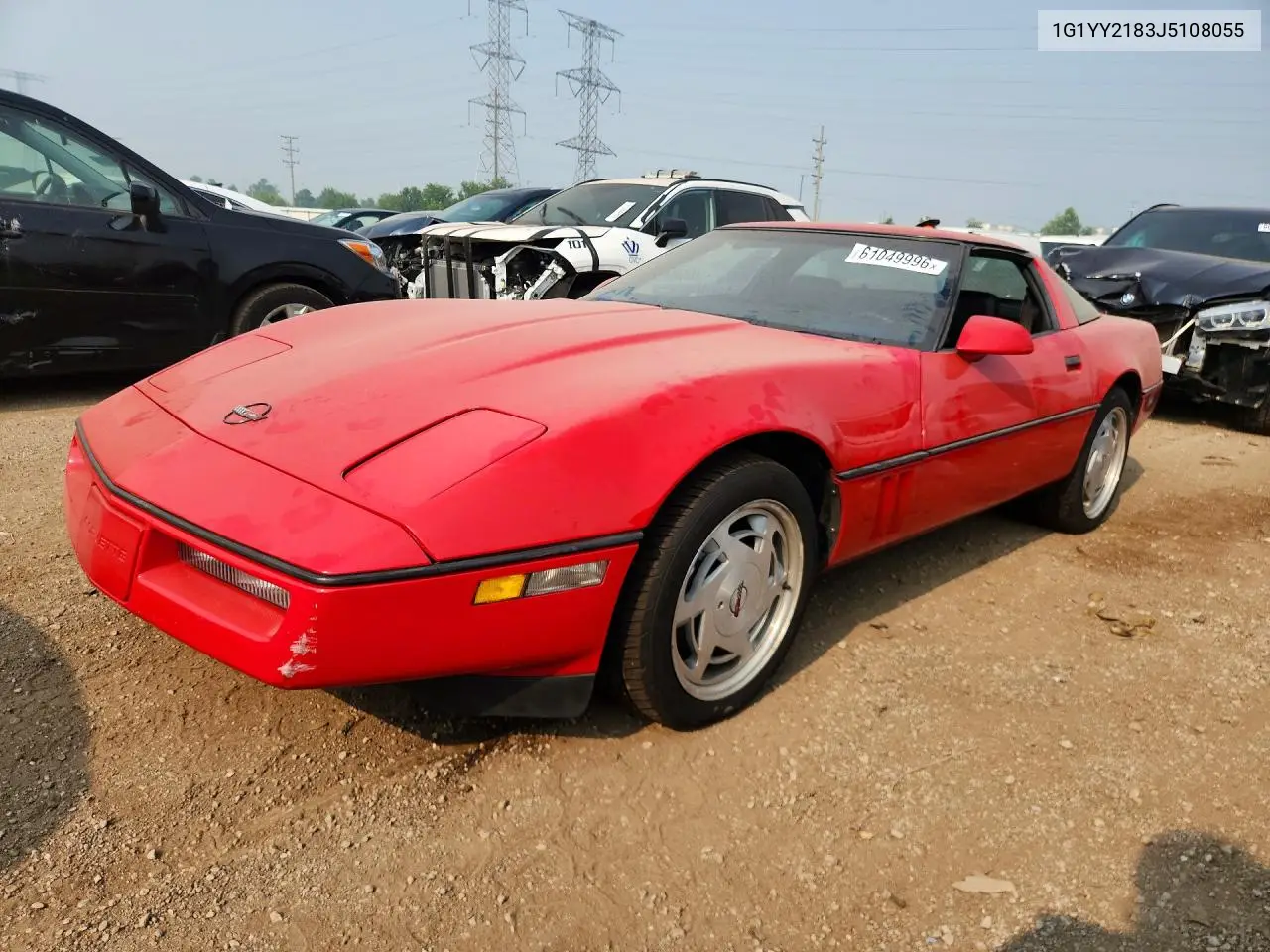 1988 Chevrolet Corvette VIN: 1G1YY2183J5108055 Lot: 61049996