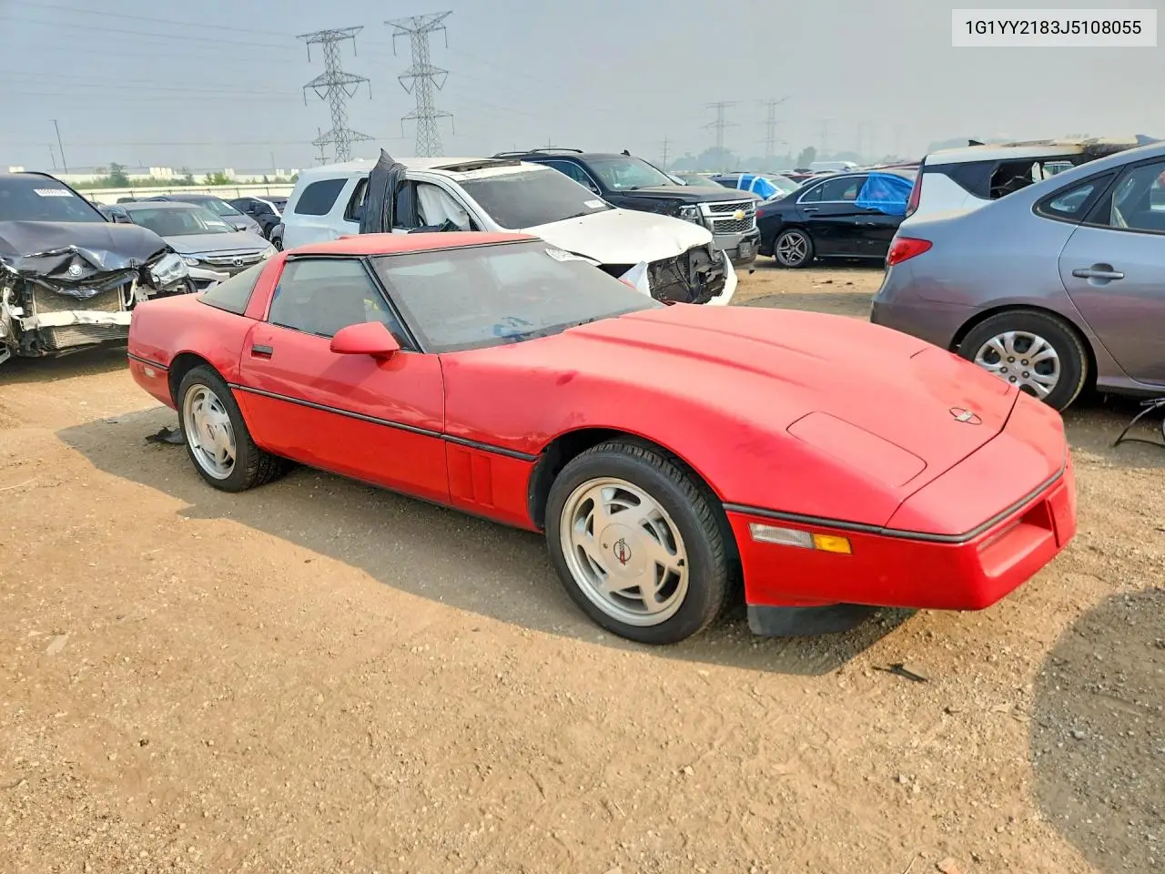 1988 Chevrolet Corvette VIN: 1G1YY2183J5108055 Lot: 61049996