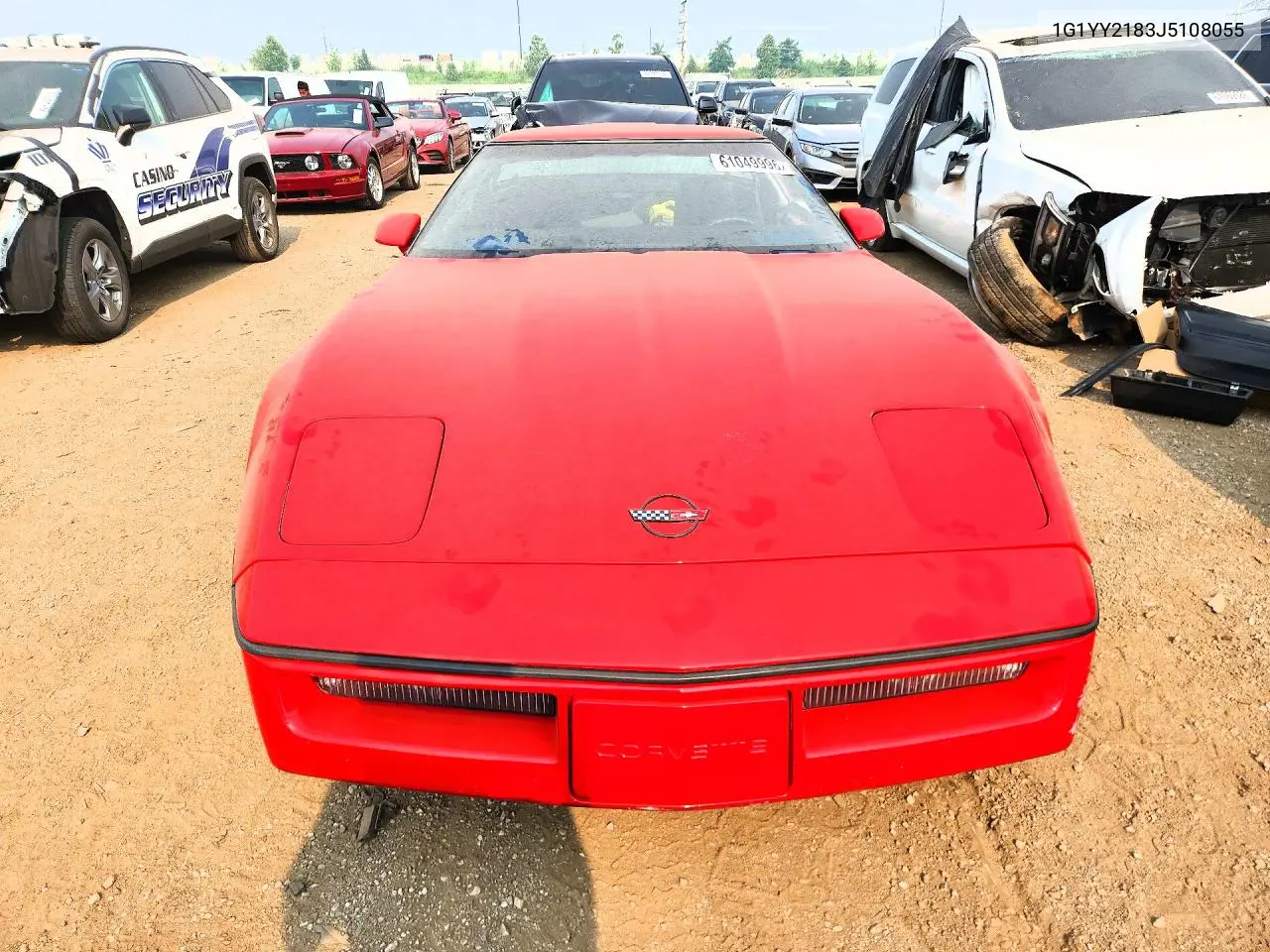 1988 Chevrolet Corvette VIN: 1G1YY2183J5108055 Lot: 61049996