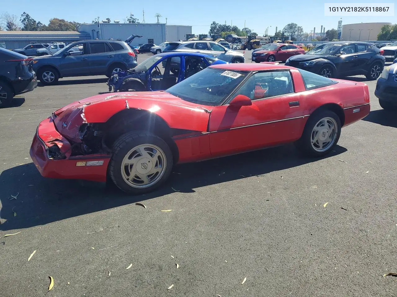 1989 Chevrolet Corvette VIN: 1G1YY2182K5118867 Lot: 61027006