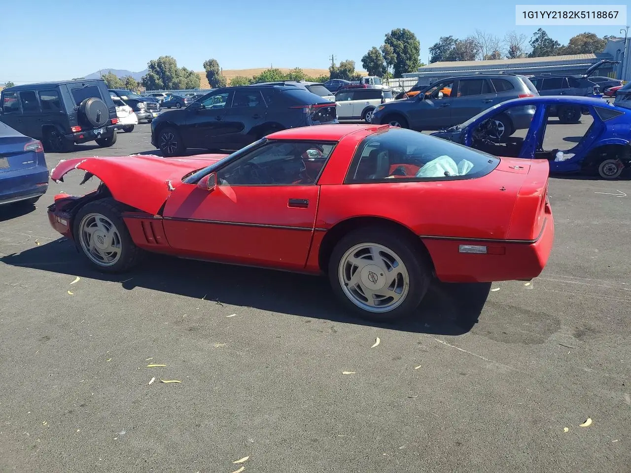 1989 Chevrolet Corvette VIN: 1G1YY2182K5118867 Lot: 61027006