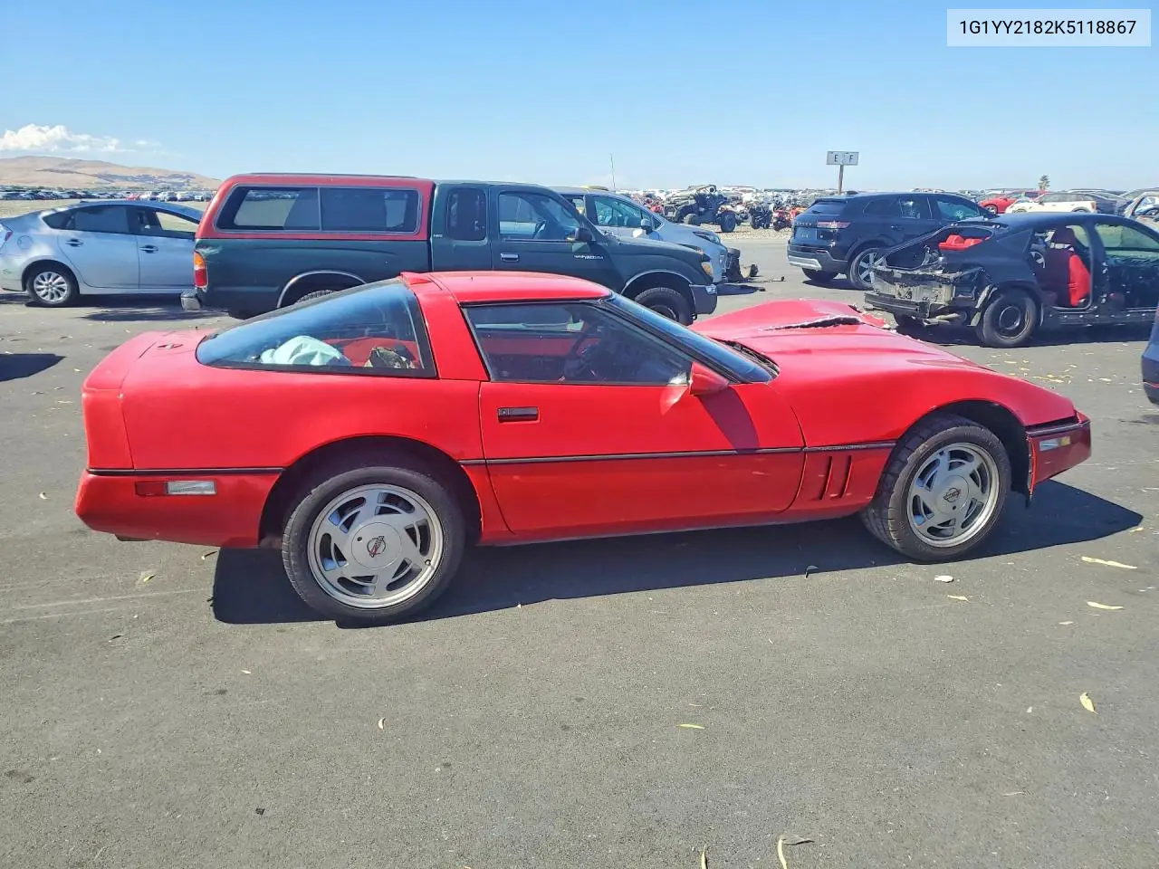1989 Chevrolet Corvette VIN: 1G1YY2182K5118867 Lot: 61027006