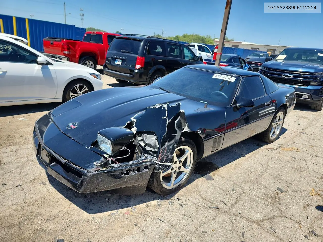 1990 Chevrolet Corvette VIN: 1G1YY2389L5112224 Lot: 59746546