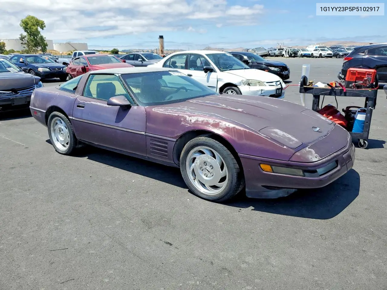 1993 Chev Corvette VIN: 1G1YY23P5P5102917 Lot: 56701566