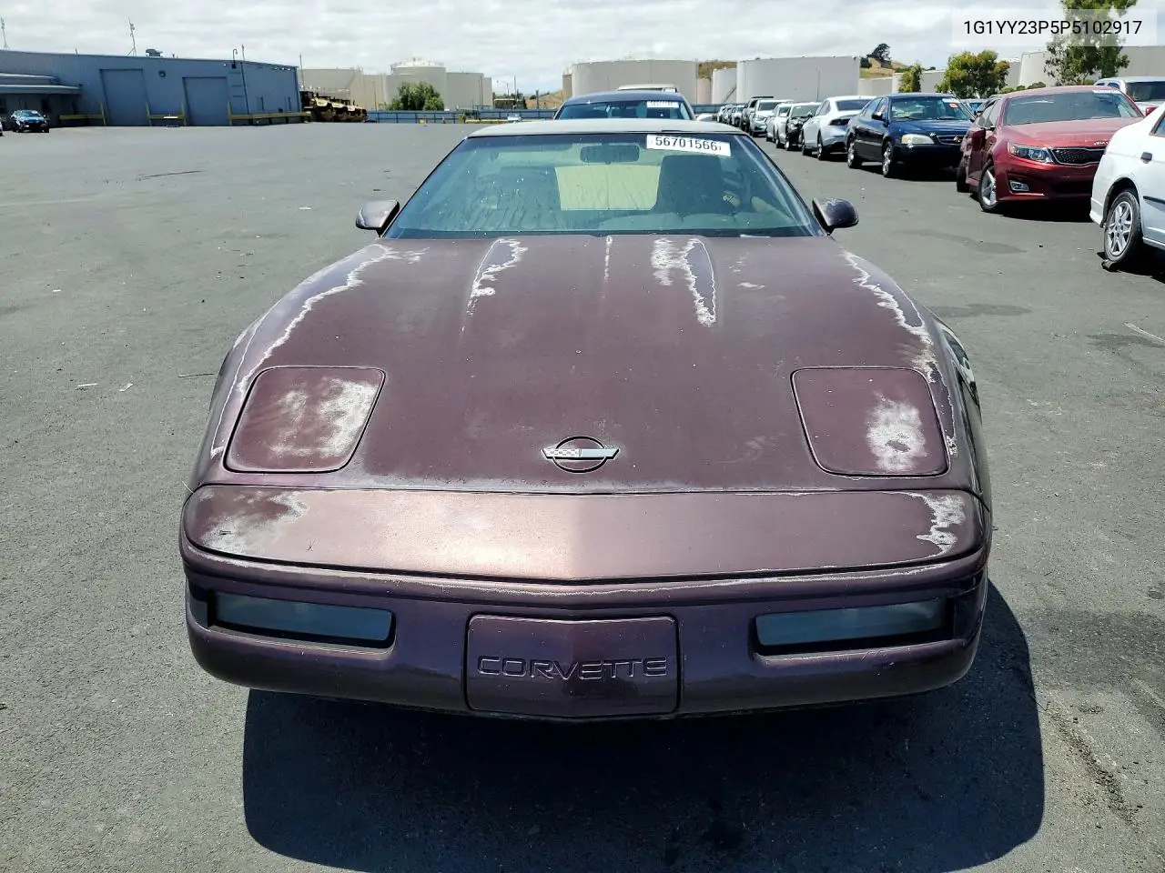 1993 Chev Corvette VIN: 1G1YY23P5P5102917 Lot: 56701566
