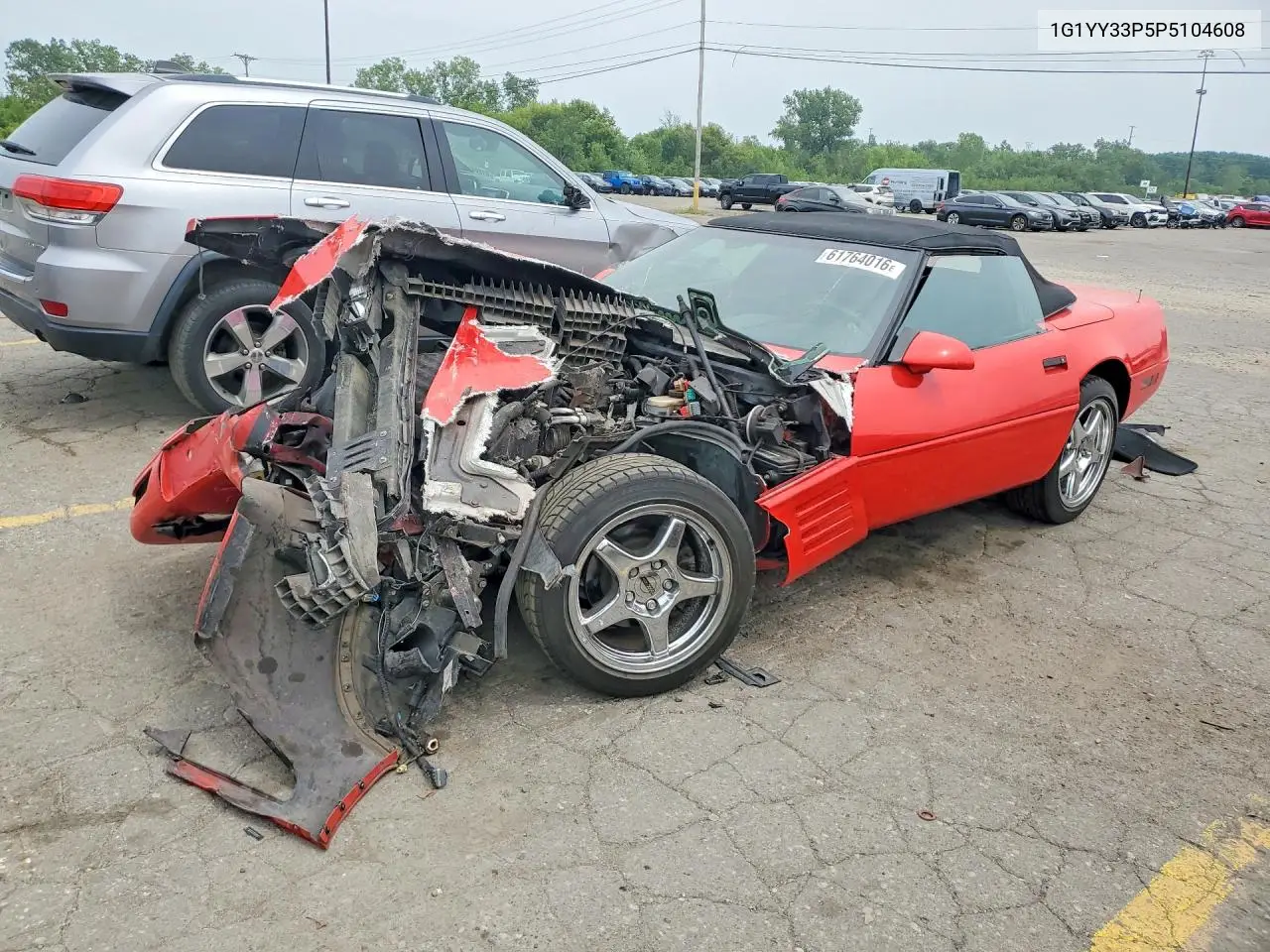 1993 Chevrolet Corvette VIN: 1G1YY33P5P5104608 Lot: 61764016