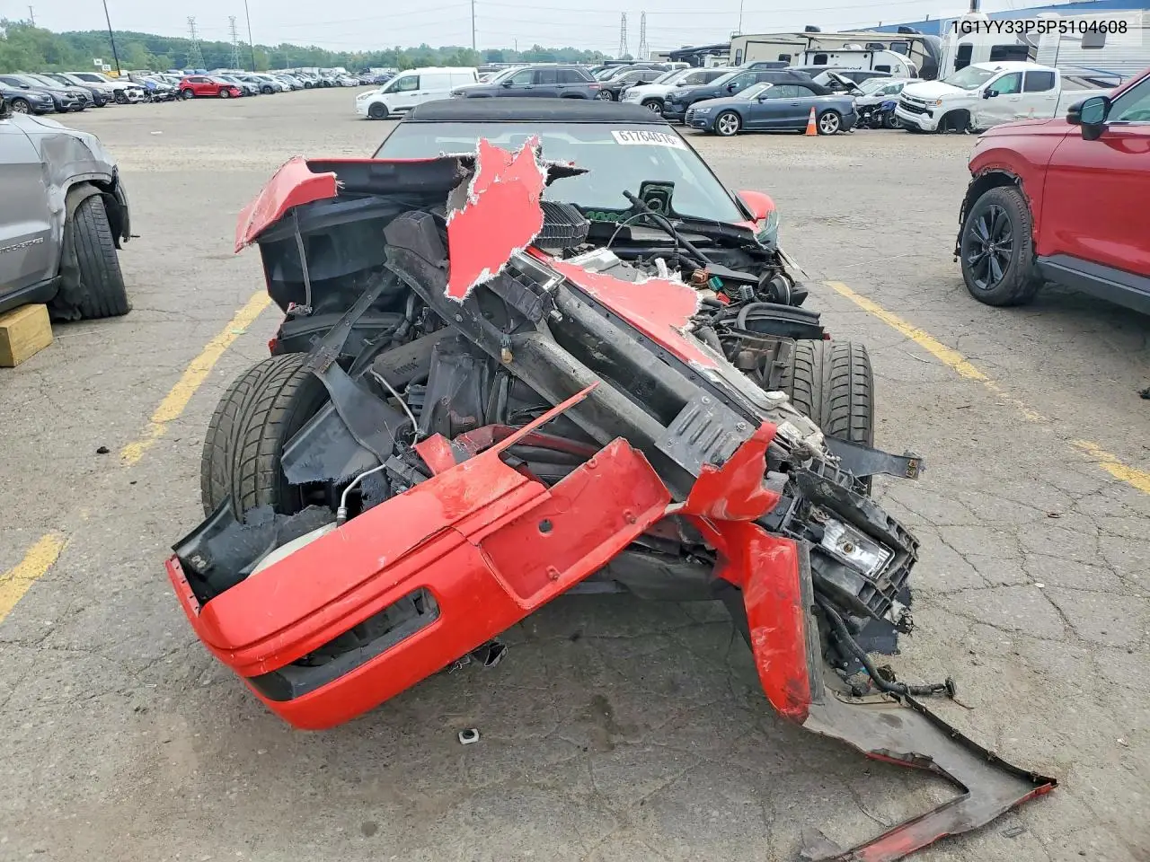 1993 Chevrolet Corvette VIN: 1G1YY33P5P5104608 Lot: 61764016