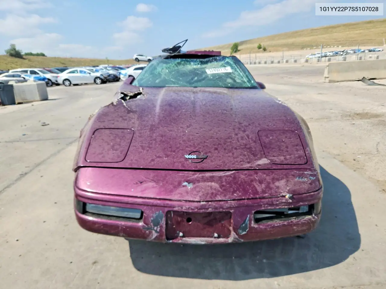 1995 Chevrolet Corvette VIN: 1G1YY22P7S5107028 Lot: 57492716