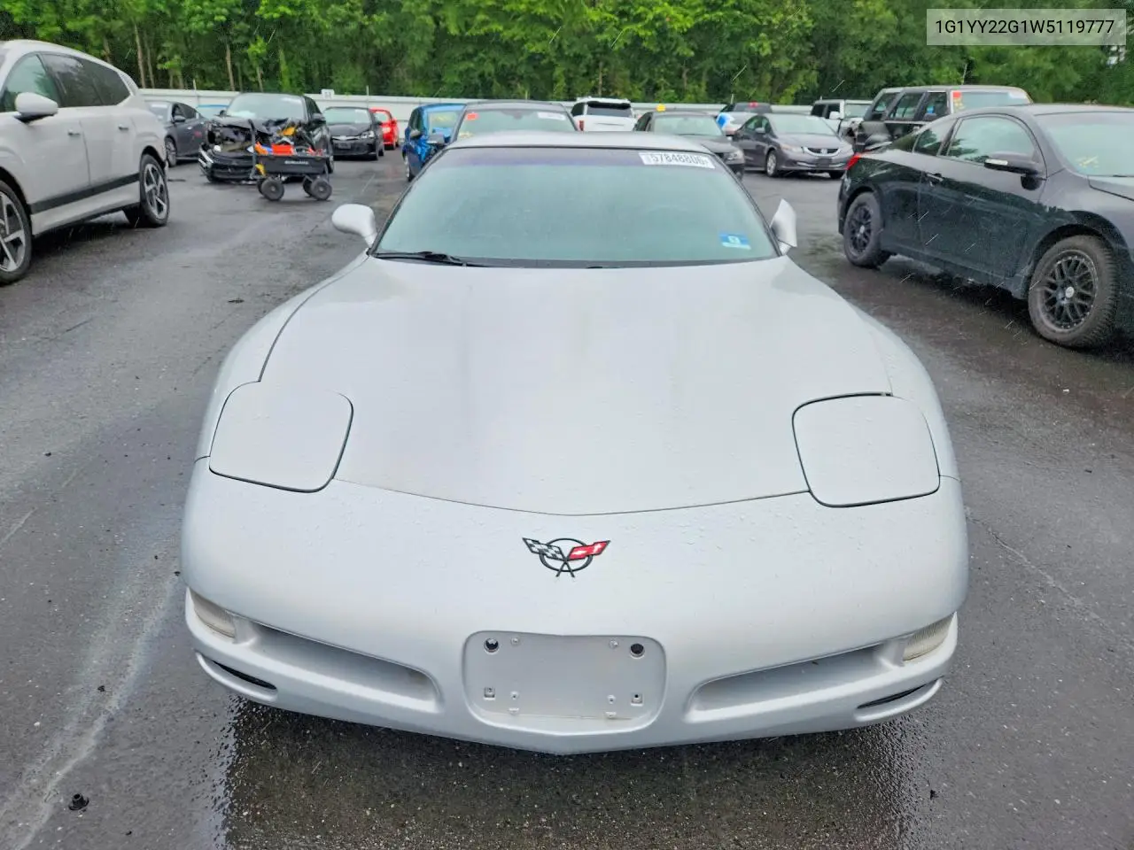 1998 Chevrolet Corvette VIN: 1G1YY22G1W5119777 Lot: 57848806