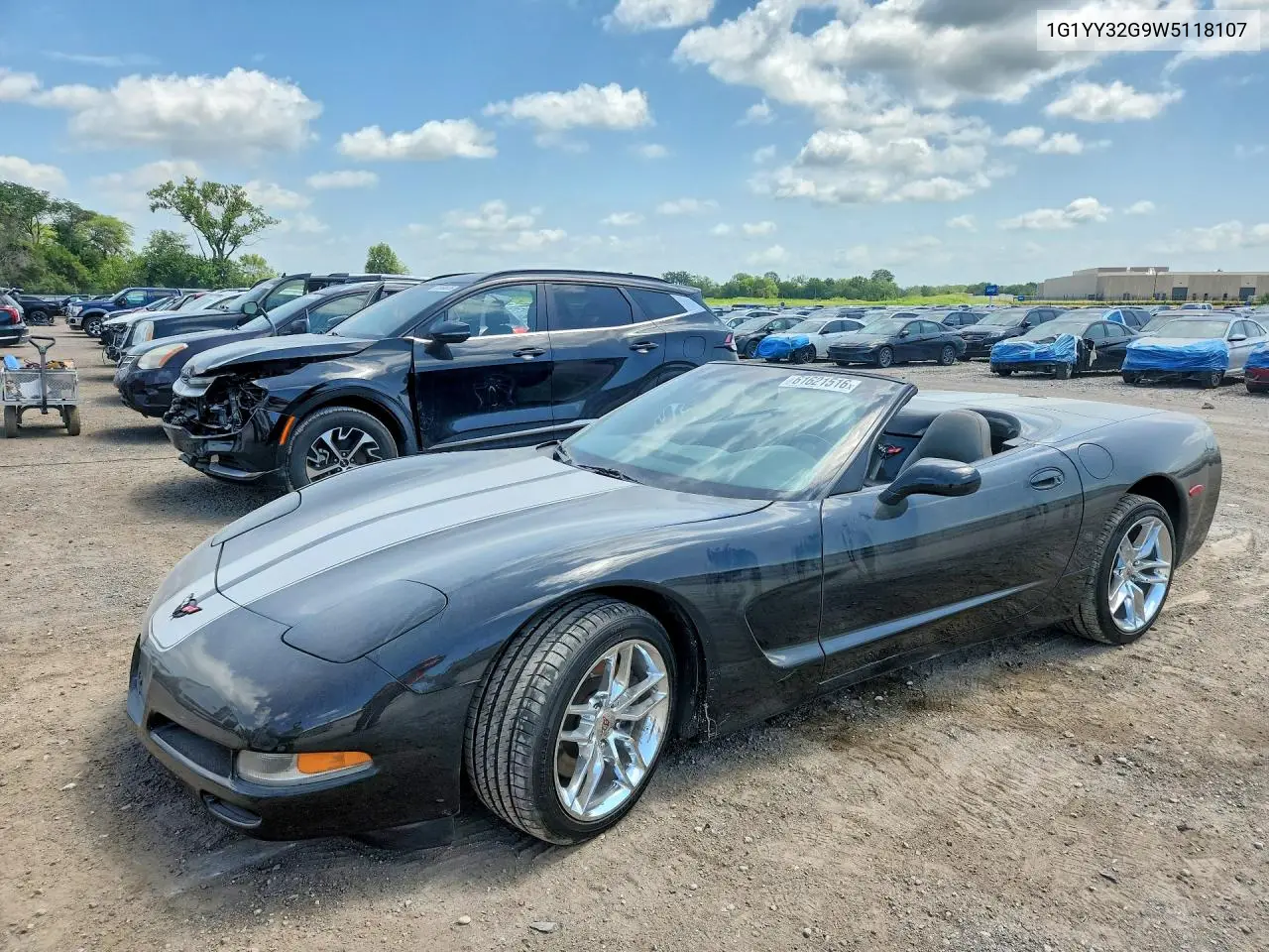 1998 Chevrolet Corvette VIN: 1G1YY32G9W5118107 Lot: 61621516