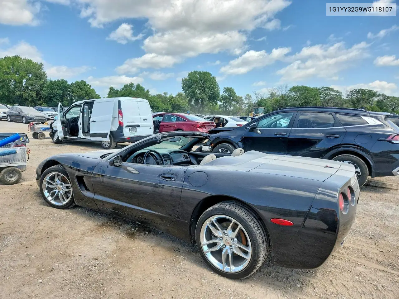 1998 Chevrolet Corvette VIN: 1G1YY32G9W5118107 Lot: 61621516
