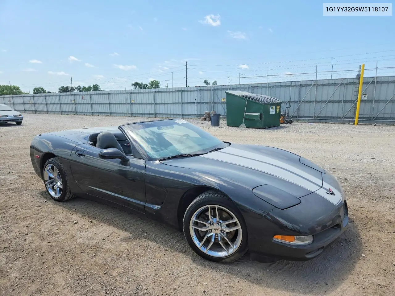 1998 Chevrolet Corvette VIN: 1G1YY32G9W5118107 Lot: 61621516