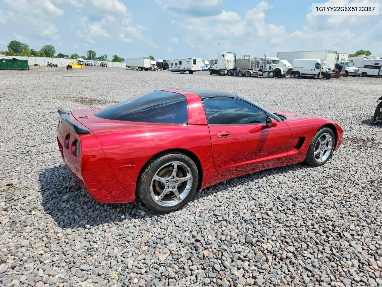1999 Chevrolet Corvette VIN: 1G1YY22G6X5123387 Lot: 61389556