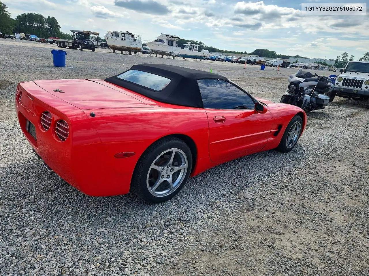 2000 Chevrolet Corvette VIN: 1G1YY32G2Y5105072 Lot: 60781626