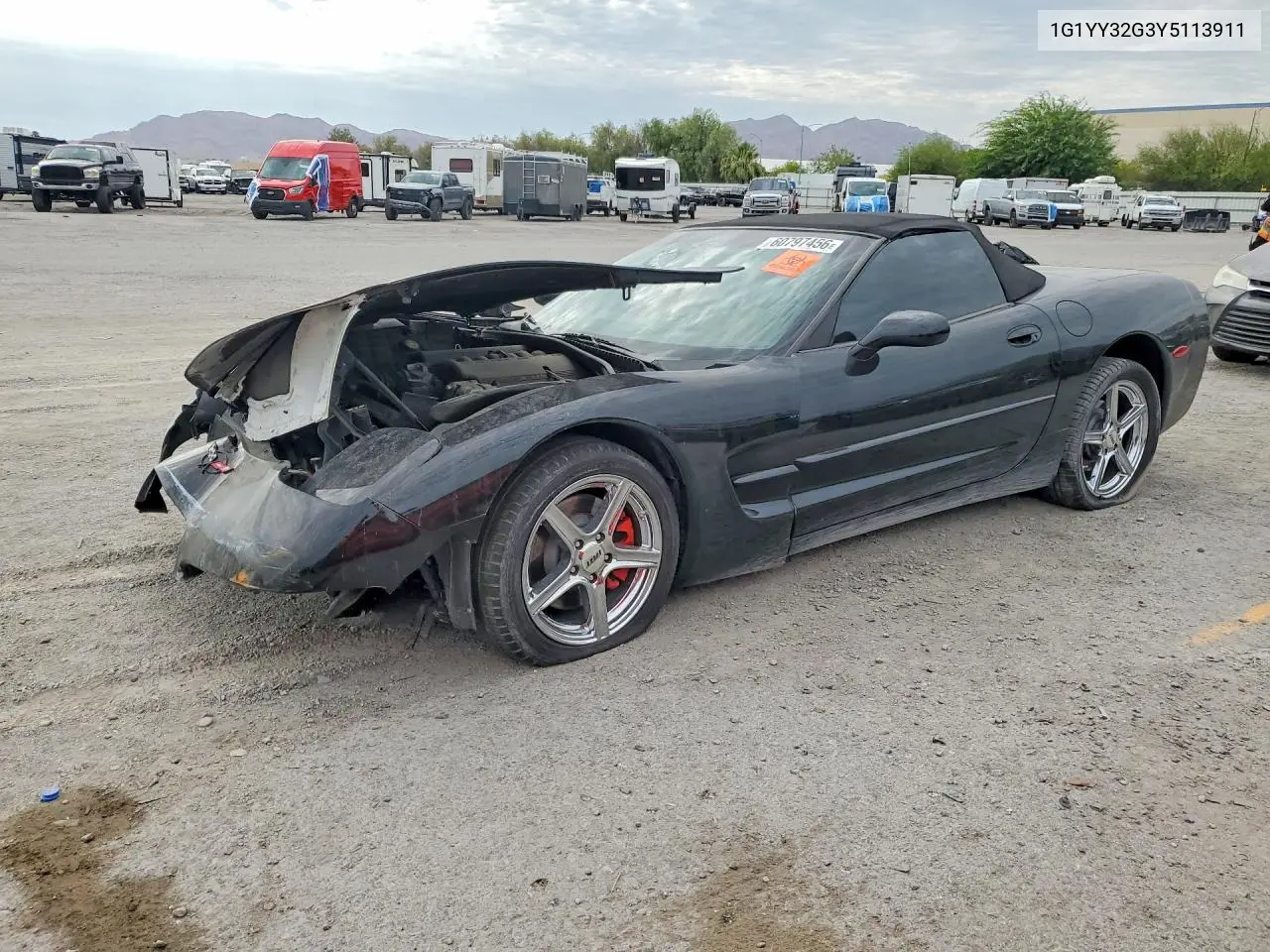 2000 Chevrolet Corvette VIN: 1G1YY32G3Y5113911 Lot: 60797456