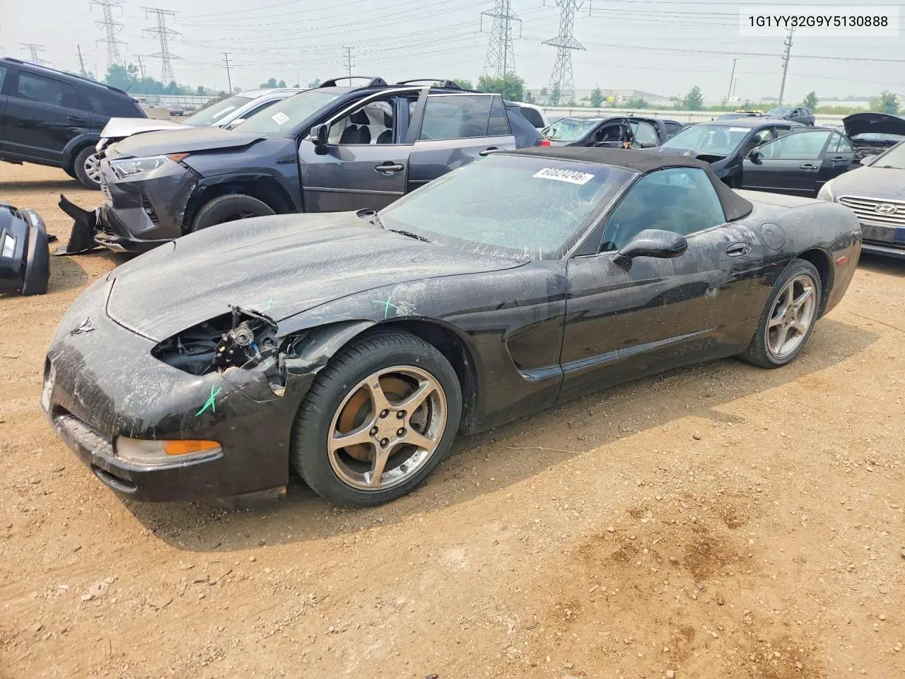 2000 Chevrolet Corvette VIN: 1G1YY32G9Y5130888 Lot: 60824246