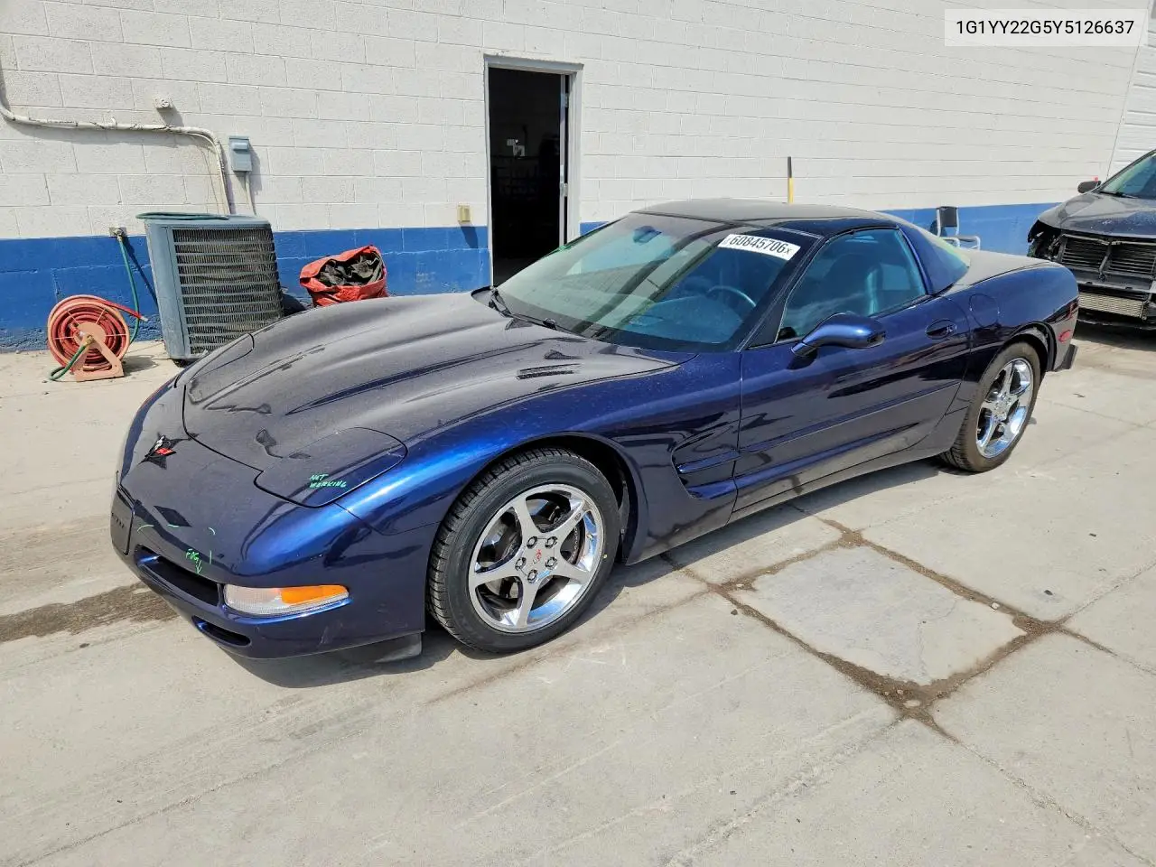 2000 Chevrolet Corvette VIN: 1G1YY22G5Y5126637 Lot: 60845706