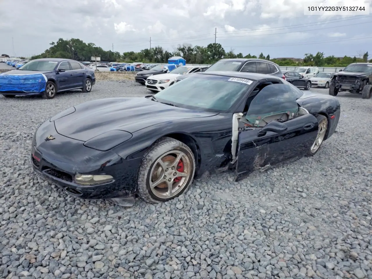 2000 Chevrolet Corvette VIN: 1G1YY22G3Y5132744 Lot: 61109446