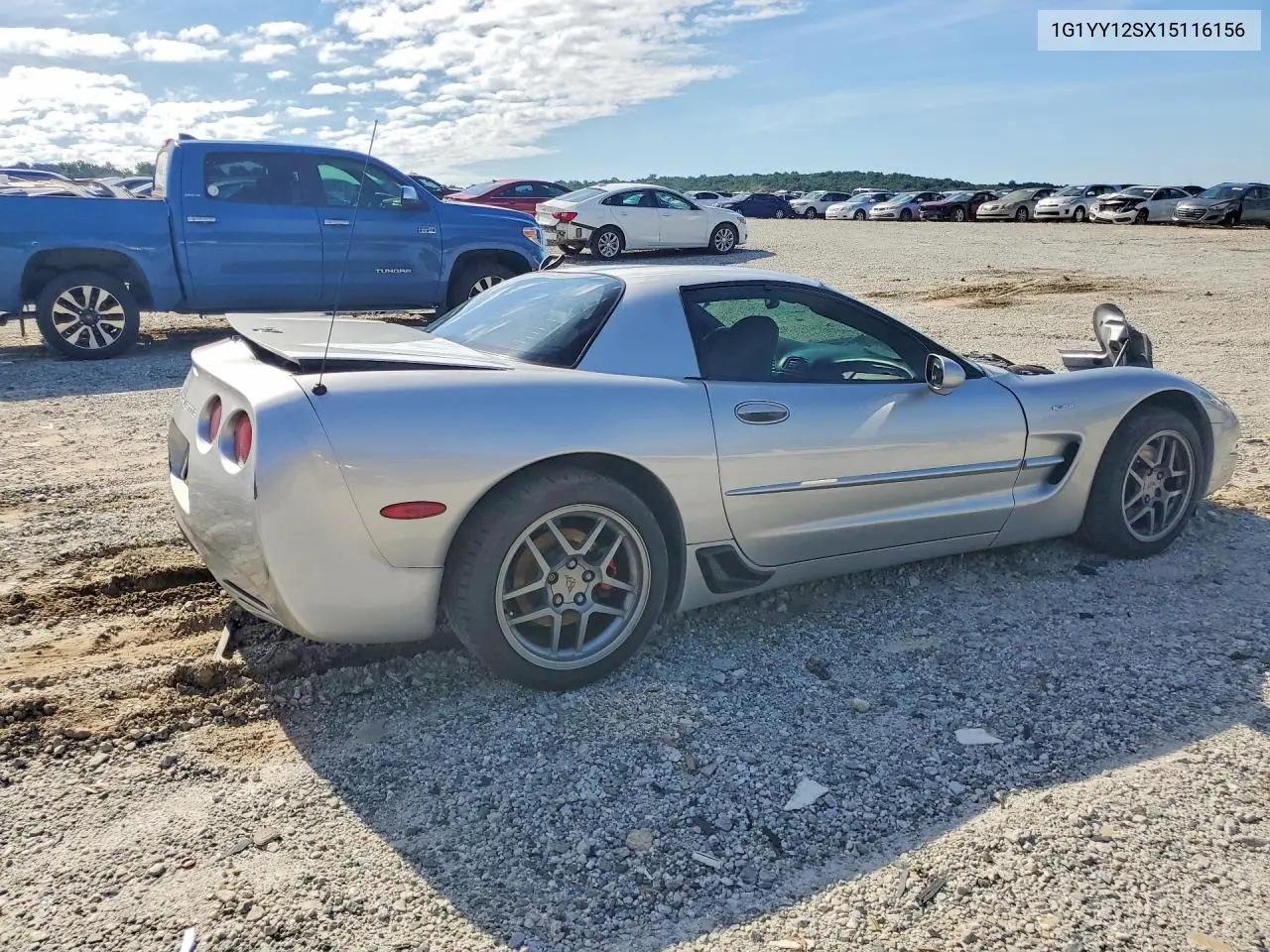 2001 Chevrolet Corvette VIN: 1G1YY12SX15116156 Lot: 58403046