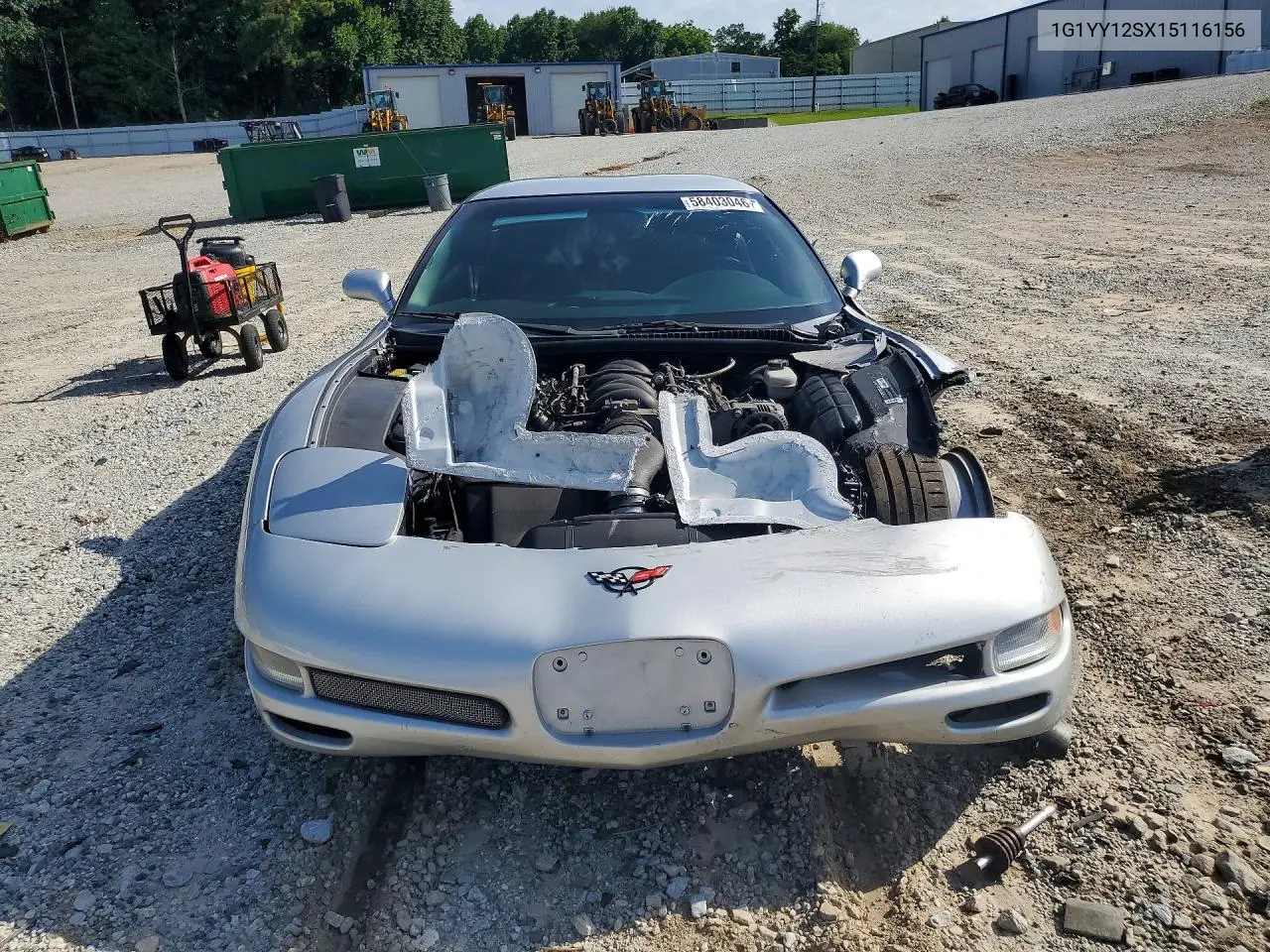 2001 Chevrolet Corvette VIN: 1G1YY12SX15116156 Lot: 58403046