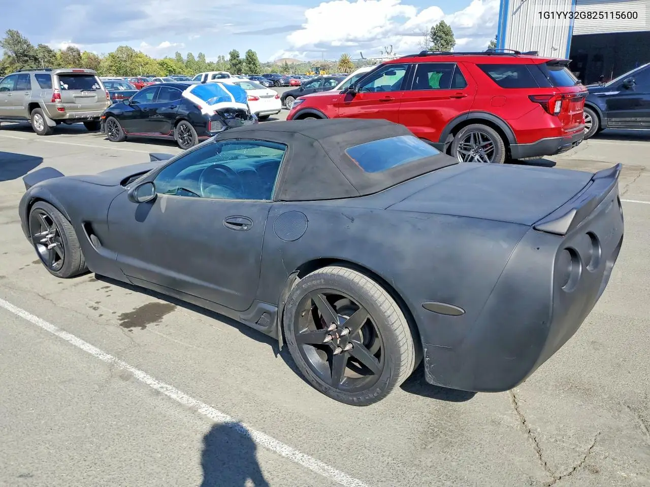 2002 Chevrolet Corvette VIN: 1G1YY32G825115600 Lot: 55020116