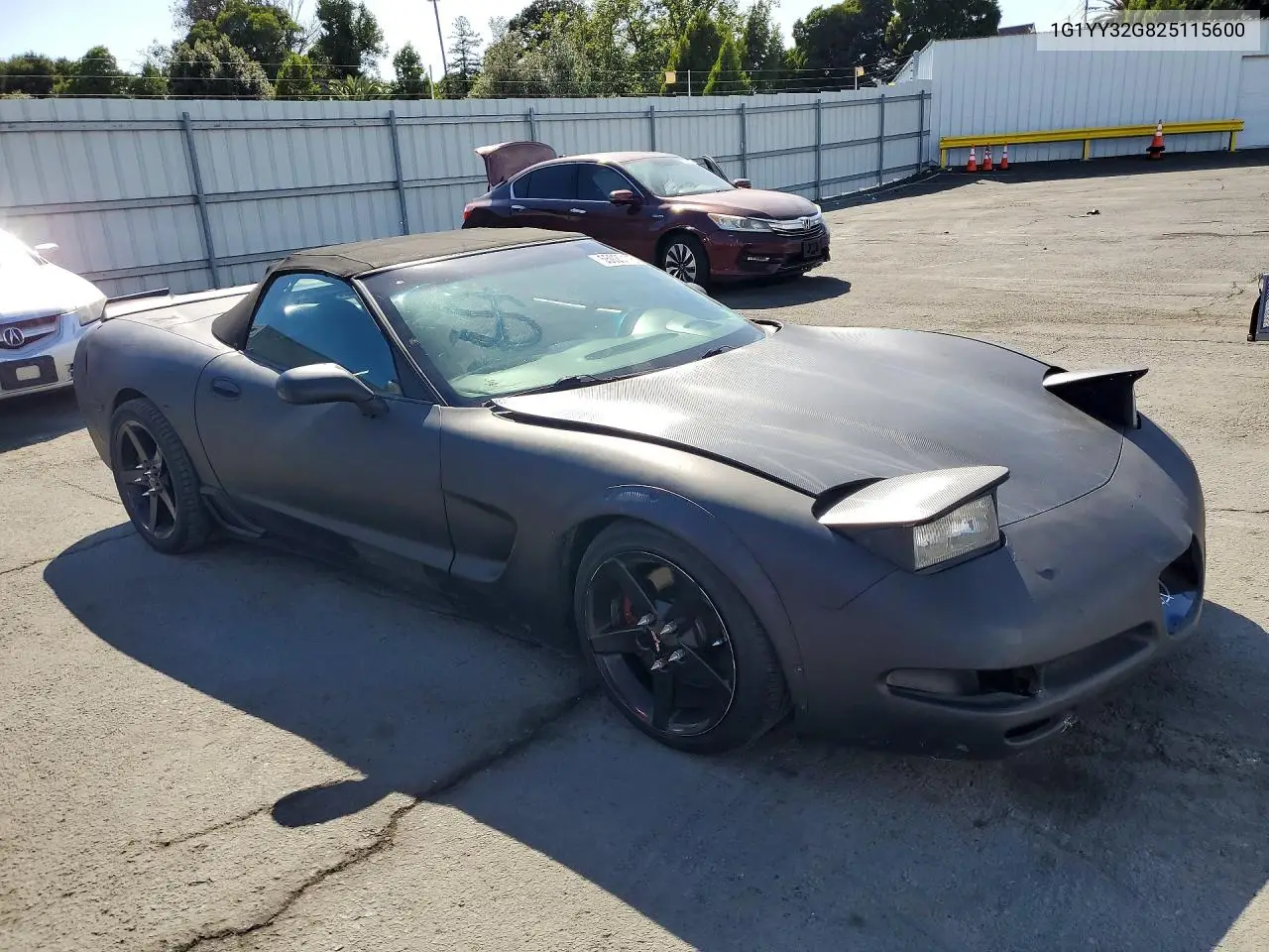2002 Chevrolet Corvette VIN: 1G1YY32G825115600 Lot: 55020116